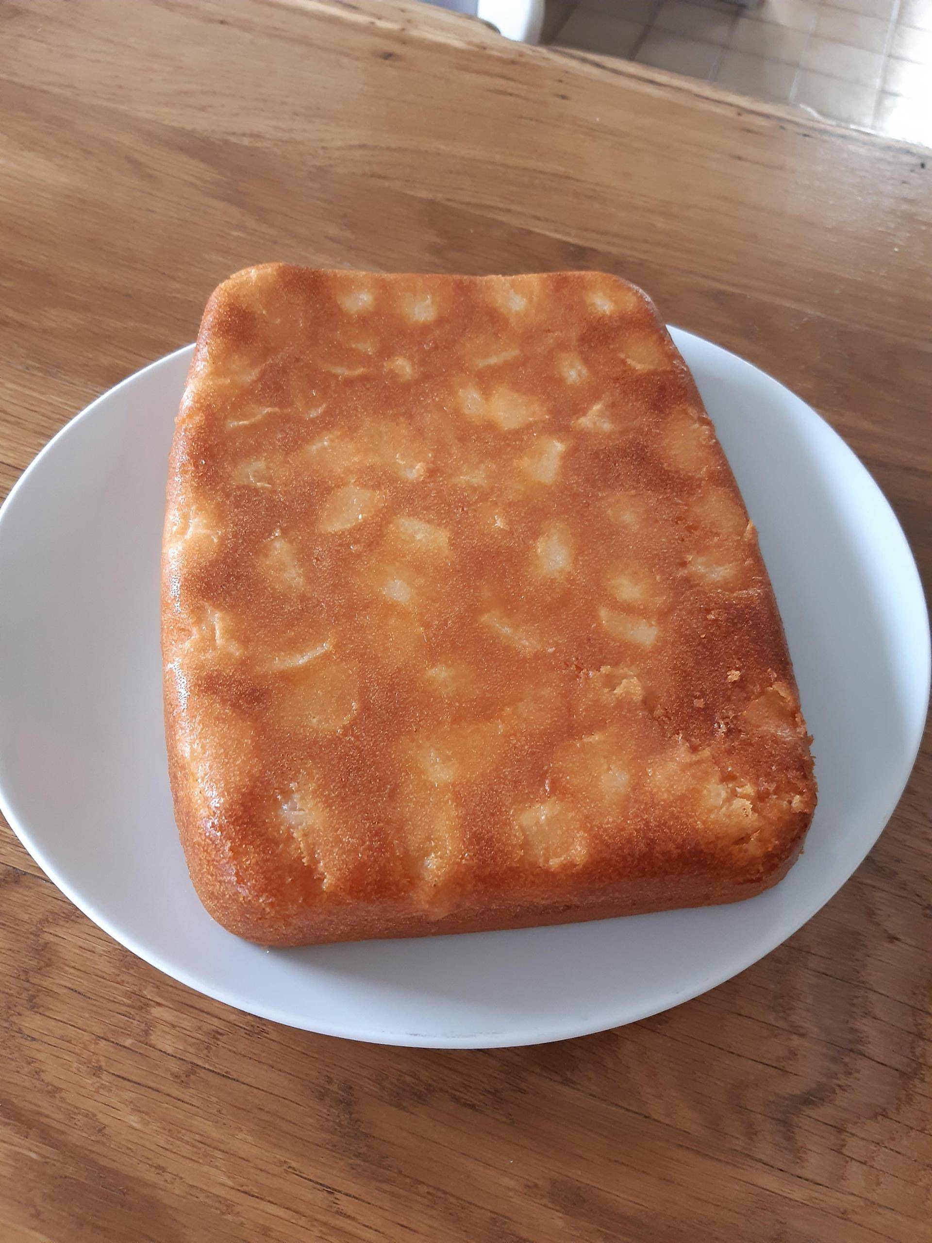 Gateau moelleux poires chocolat blanc - Recette Cake Factory | Tefal