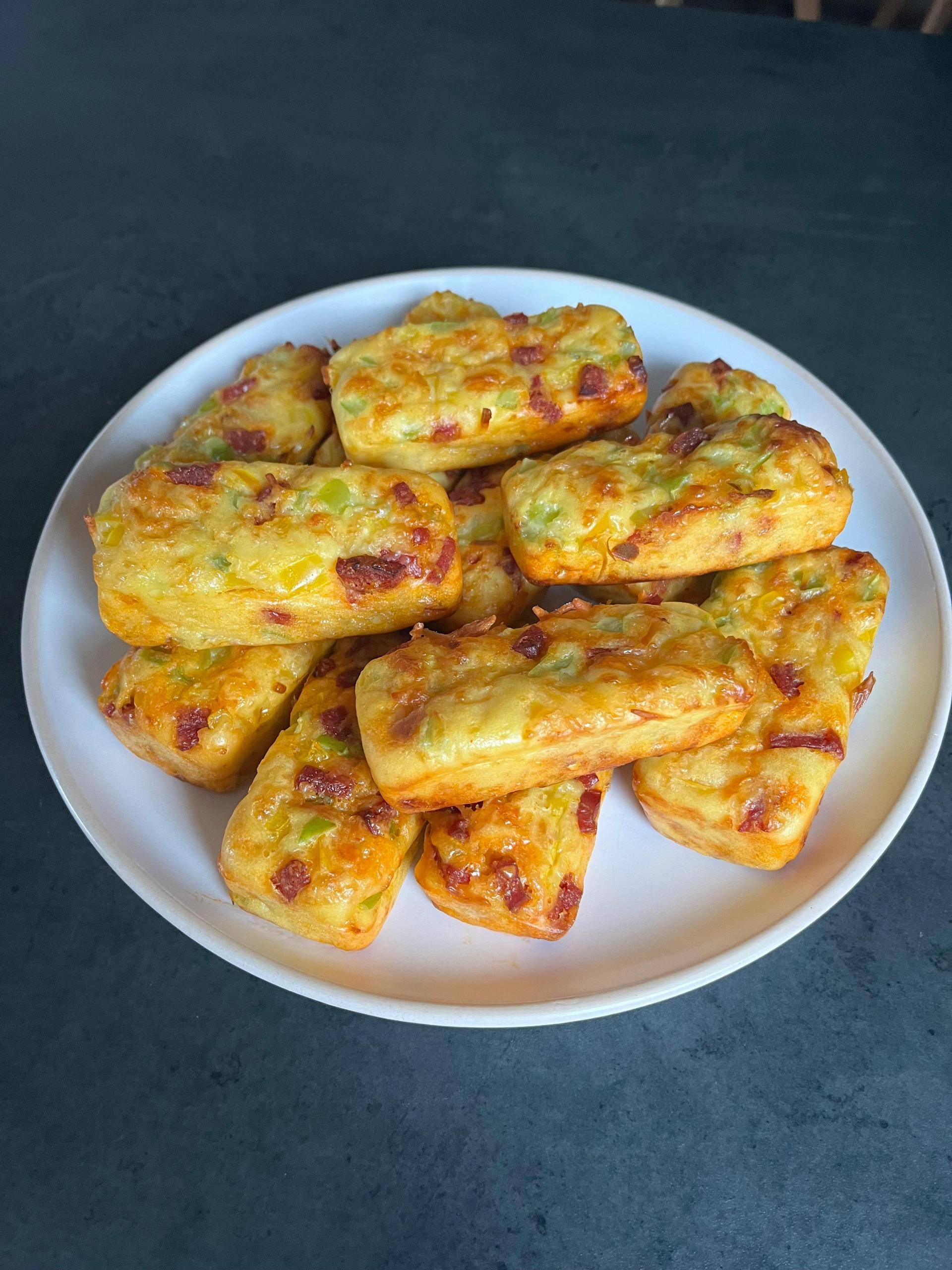 Cakes chorizo poivrons - Recette Cake Factory | Tefal