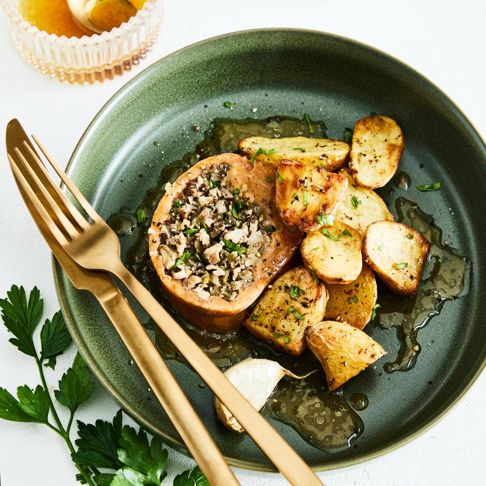 Rôti de seitan farci - Recette Poêles et Casseroles | Tefal
