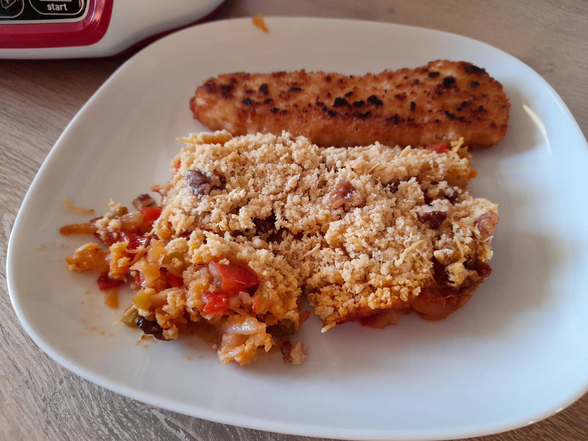 Crumble de légumes rouges - Recette Cake Factory | Tefal