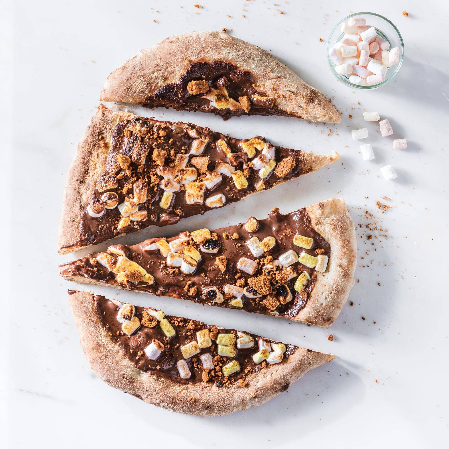 Pizza à la pâte à tartiner et marshmallows grillés - Recette Pizza Pronto | Tefal