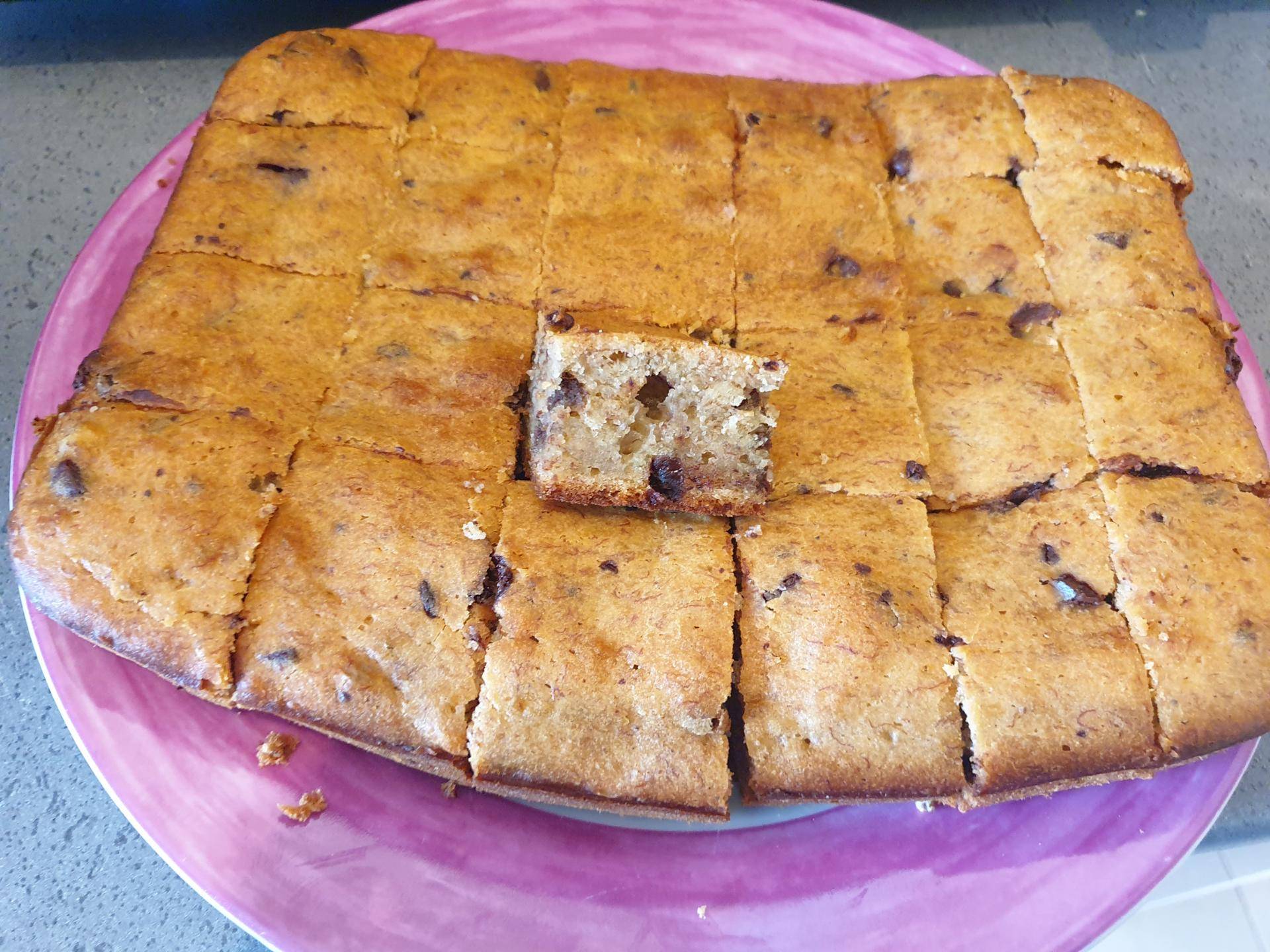 Gâteau bananes & pépites de chocolat - Recette Cake Factory | Tefal
