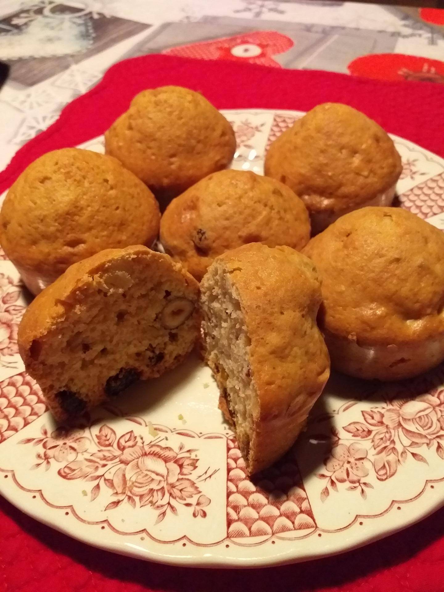 Muffins aux mendiants et cannelle - Recette Cake Factory | Tefal