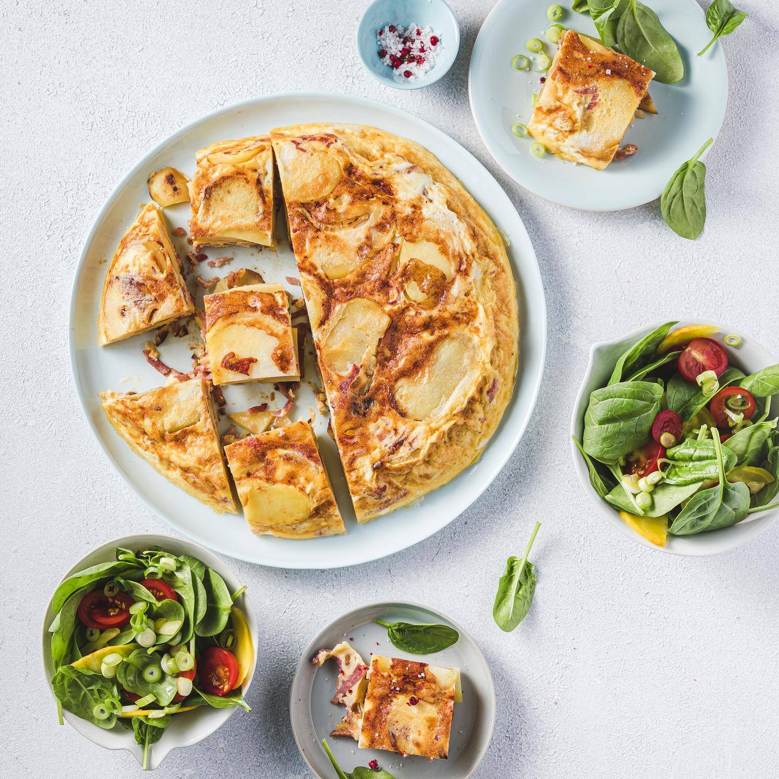 Tortilla espagnole au jambon - Recette Poêles et Casseroles | Tefal