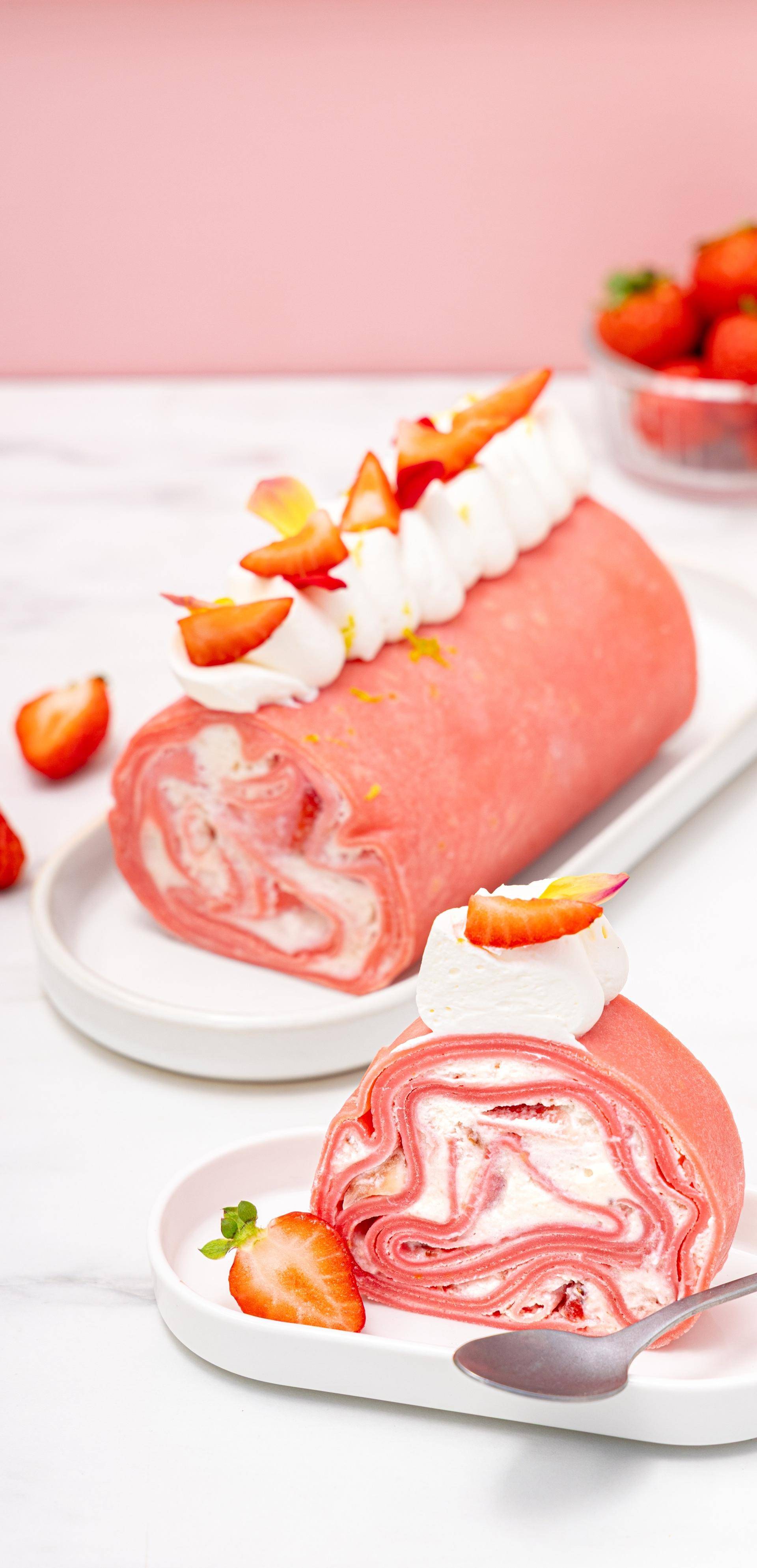 Roulé aux fraises - Recette Poêles et Casseroles | Tefal