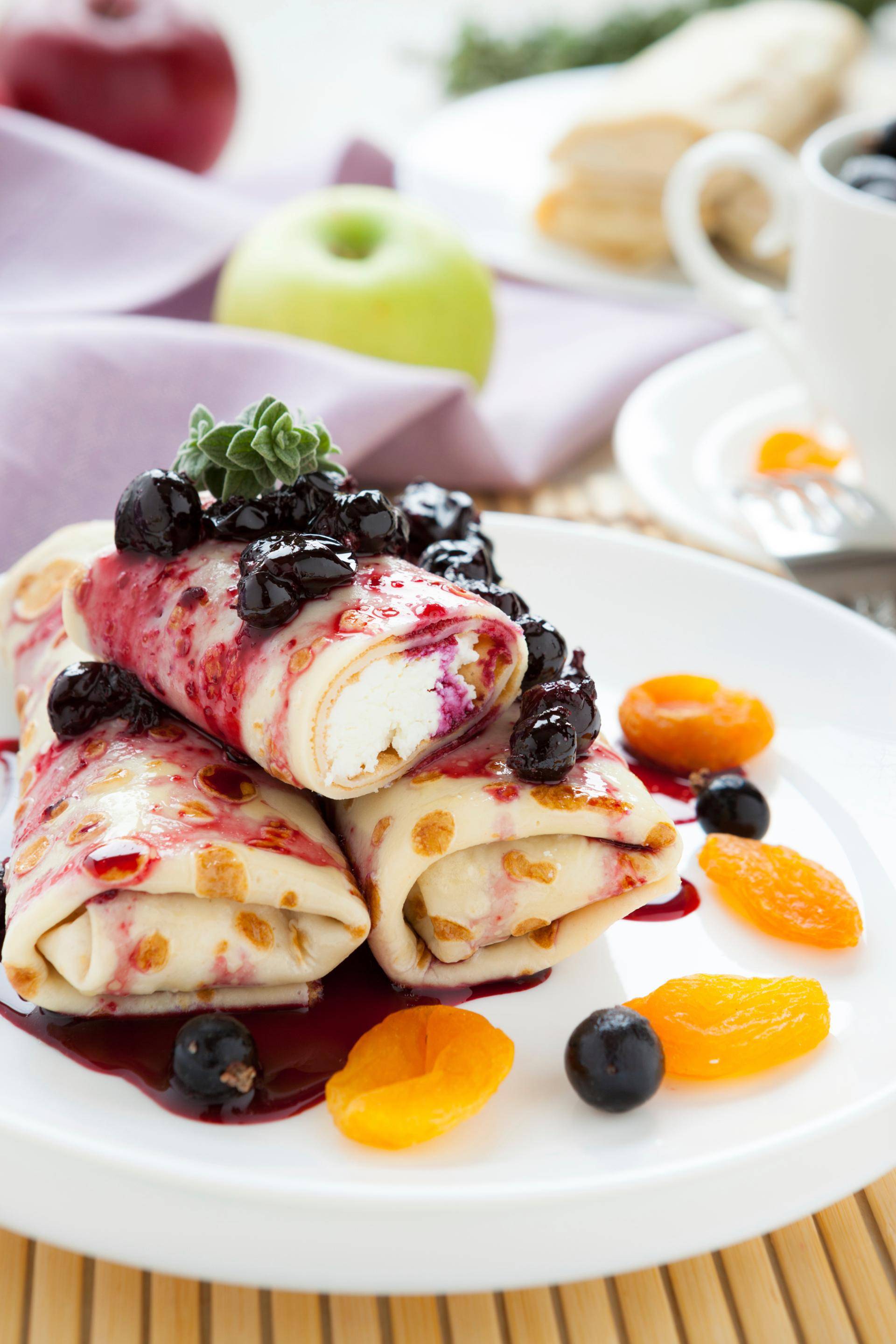 Crêpes au cassis - Recette Balance de cuisine | Tefal