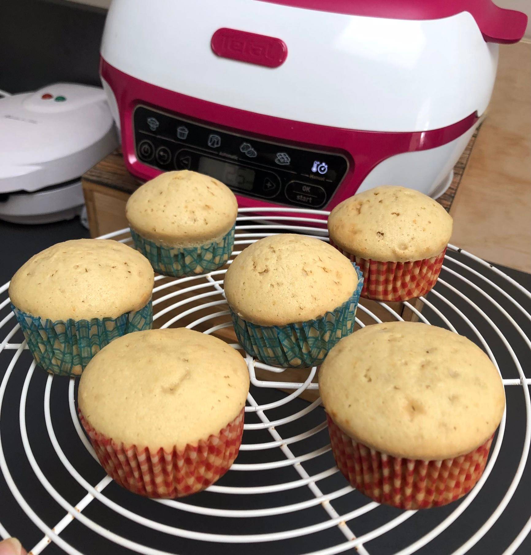 Muffins mascarpone crème de châtaigne - Recette Cake Factory | Tefal