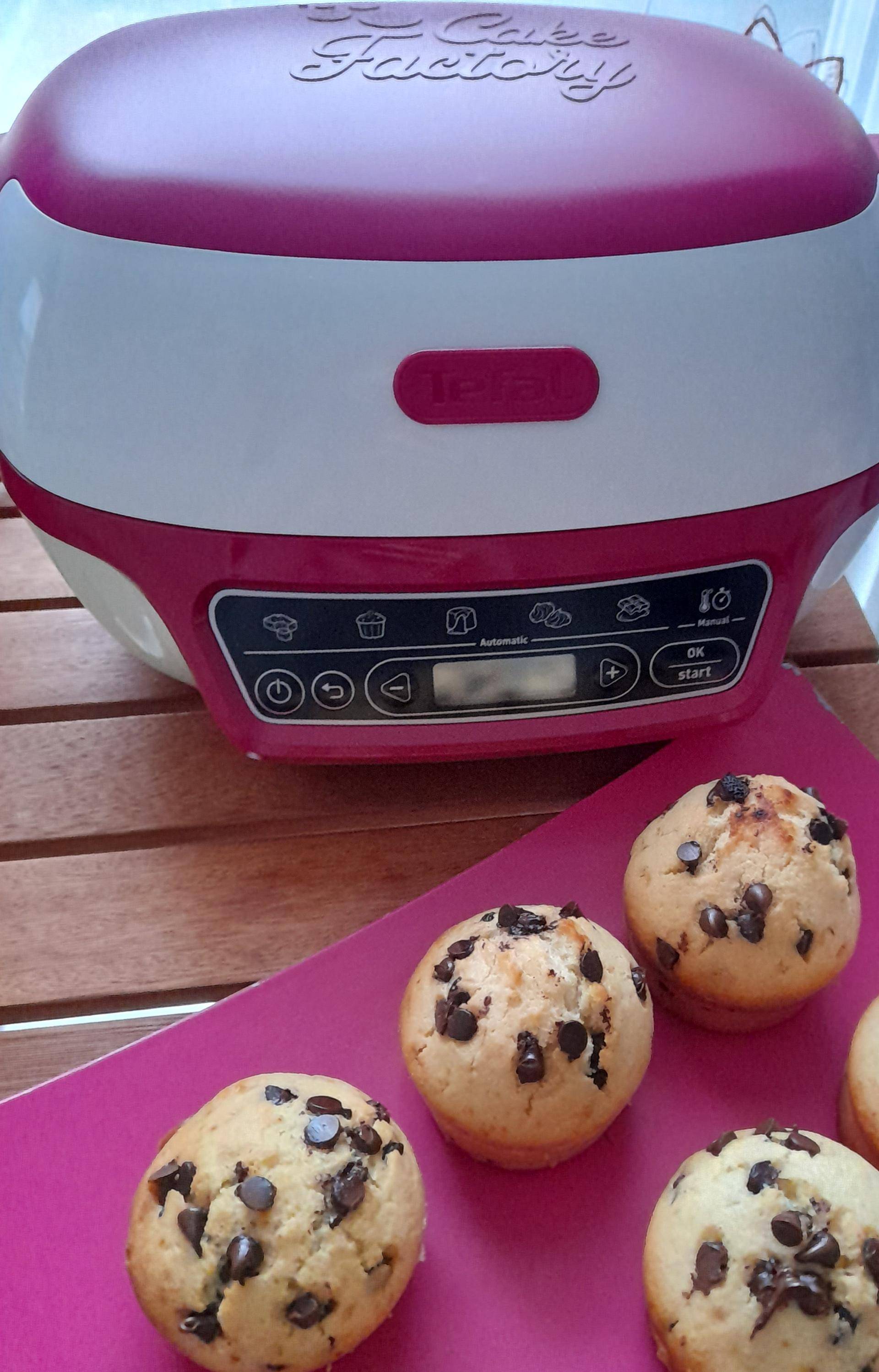 Muffins aux pépites de chocolat - Recette Cake Factory | Tefal