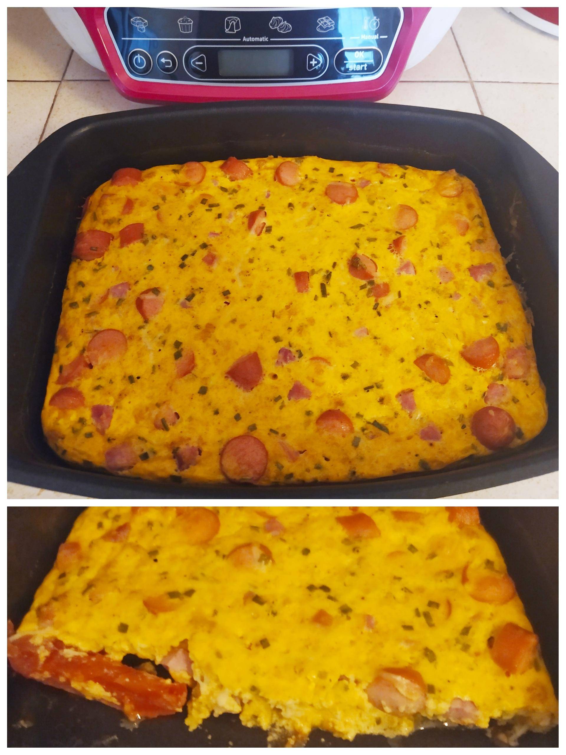 Pain de Knackis et tomates au curry - Recette Cake Factory | Tefal