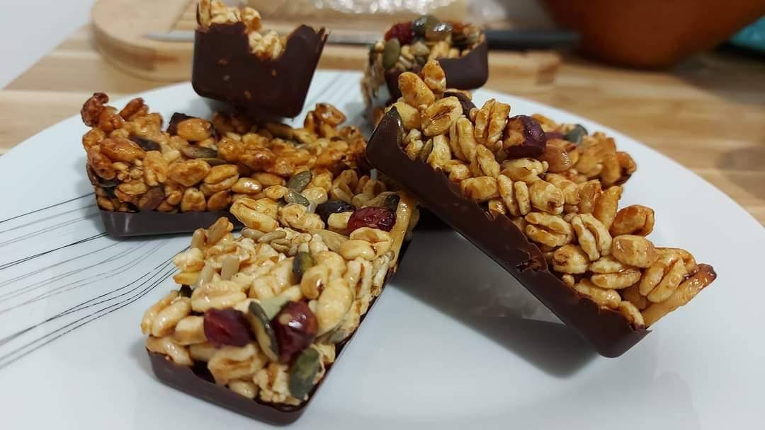 Barres forme aux céréales smacks - Recette Cake Factory | Tefal