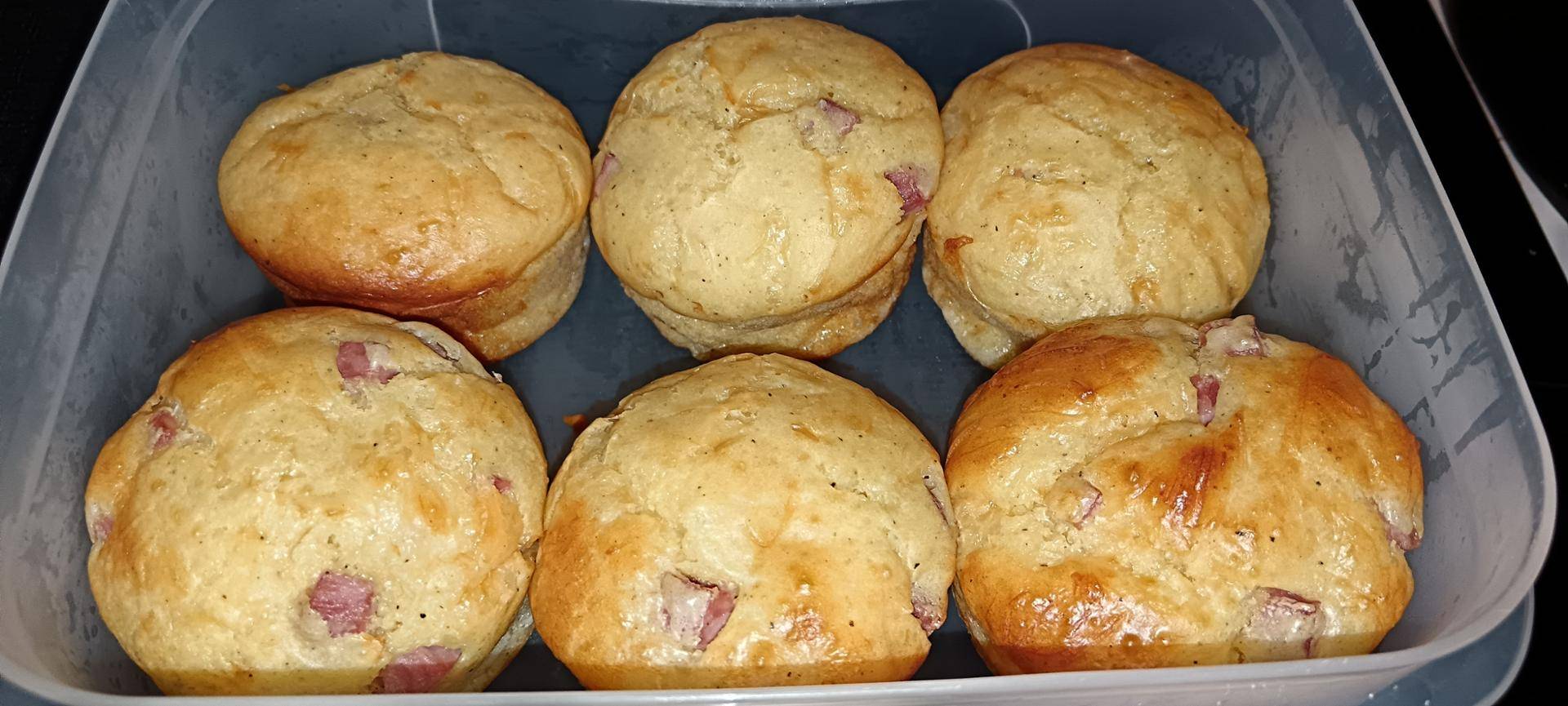 Muffins Jambon et Fromage - Recette Cake Factory | Tefal