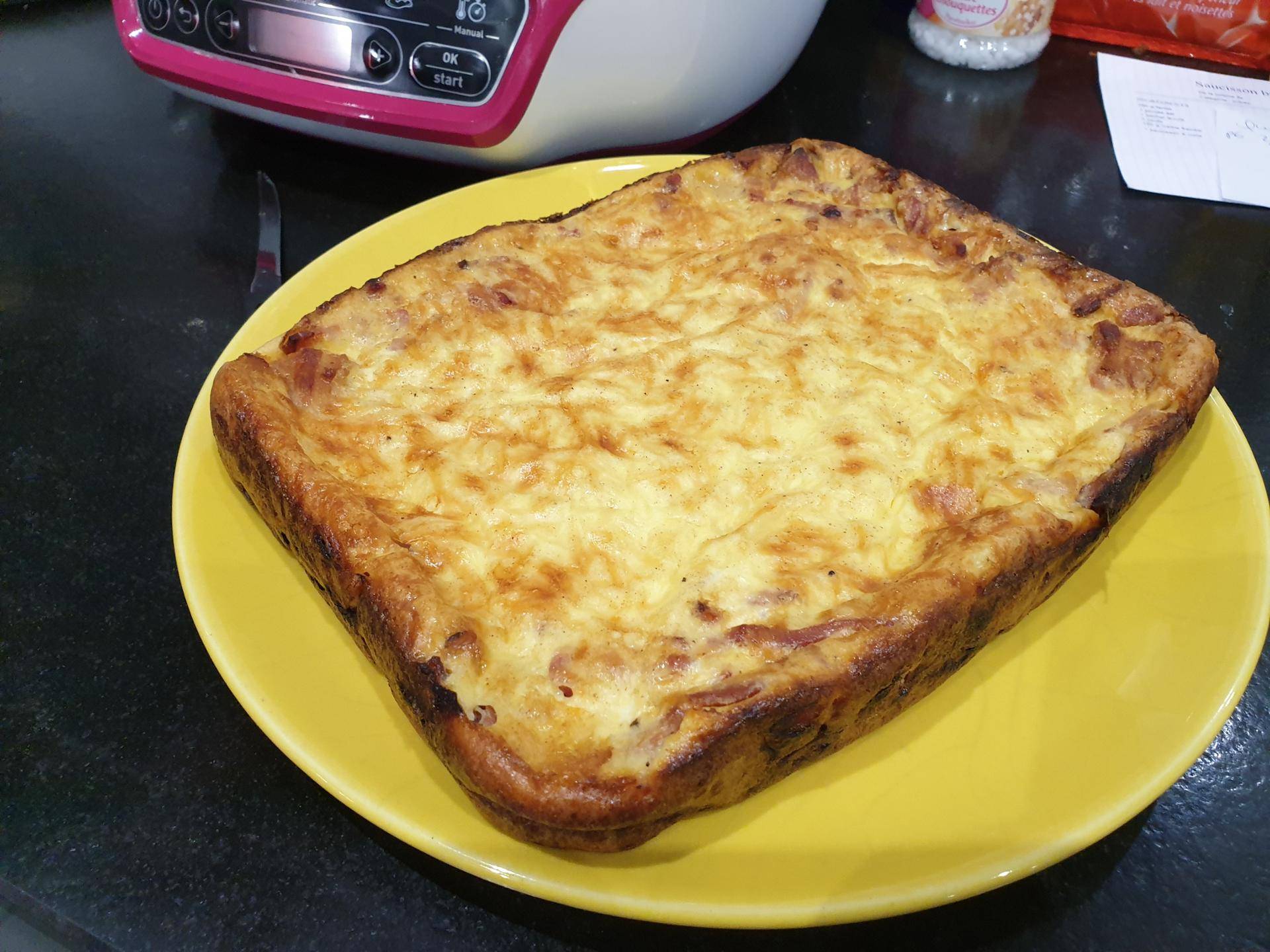 Quiche sans pâte - Recette Cake Factory | Tefal