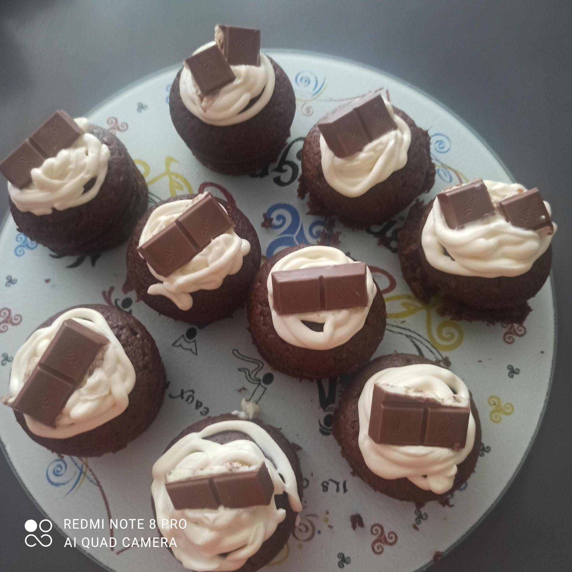 Cupcakes avec des Kinder country - Recette Cake Factory | Tefal