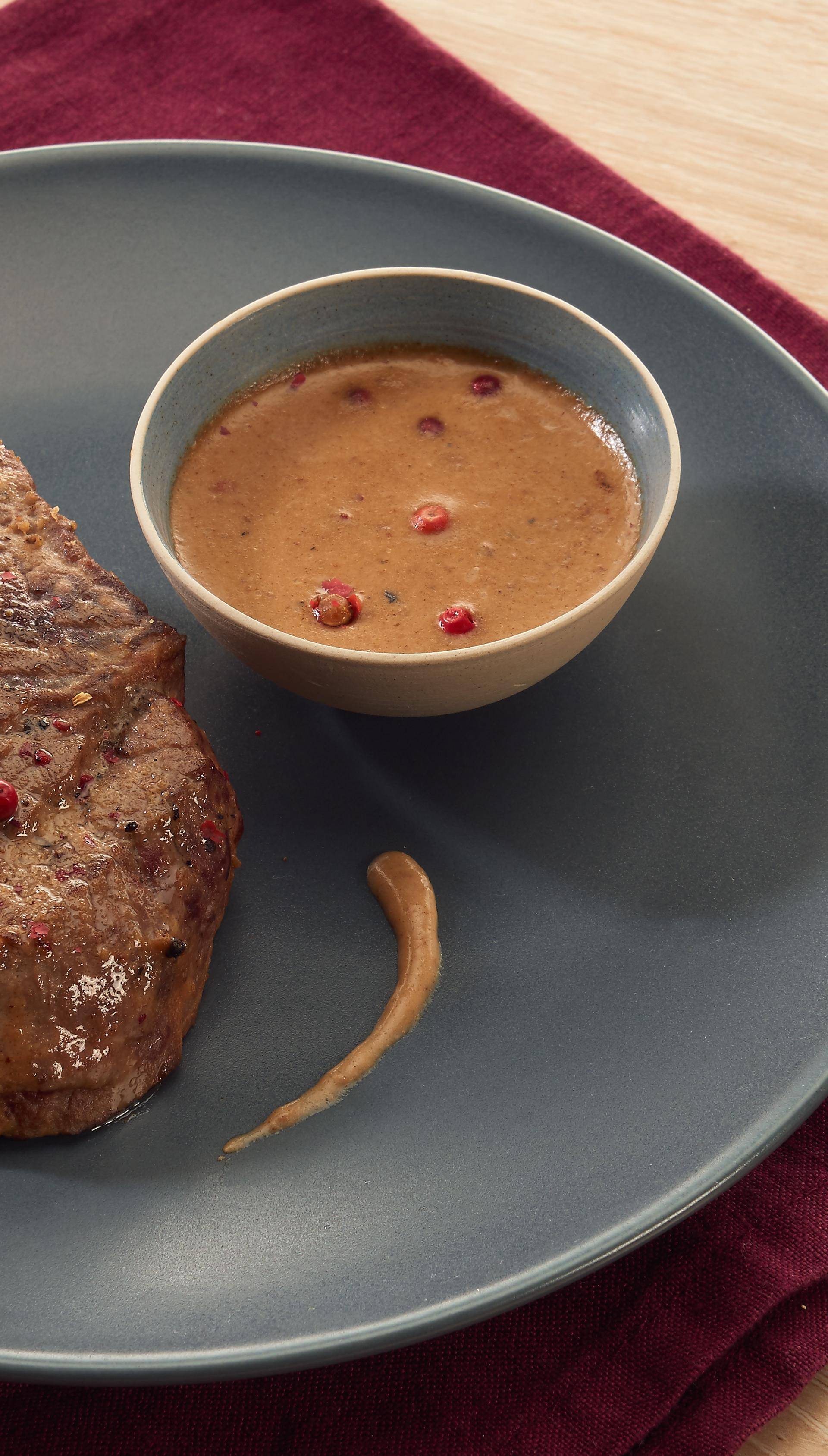 Steak sauce au poivre - Recette Poêles et Casseroles | Tefal