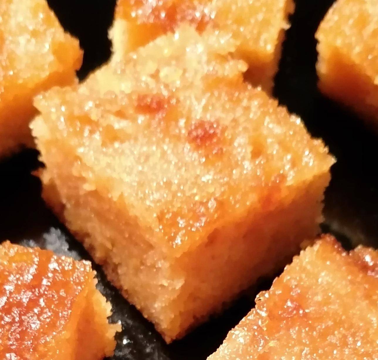 Basboussa au lait concentré et fleur d'oranger - Recette Cake Factory | Tefal