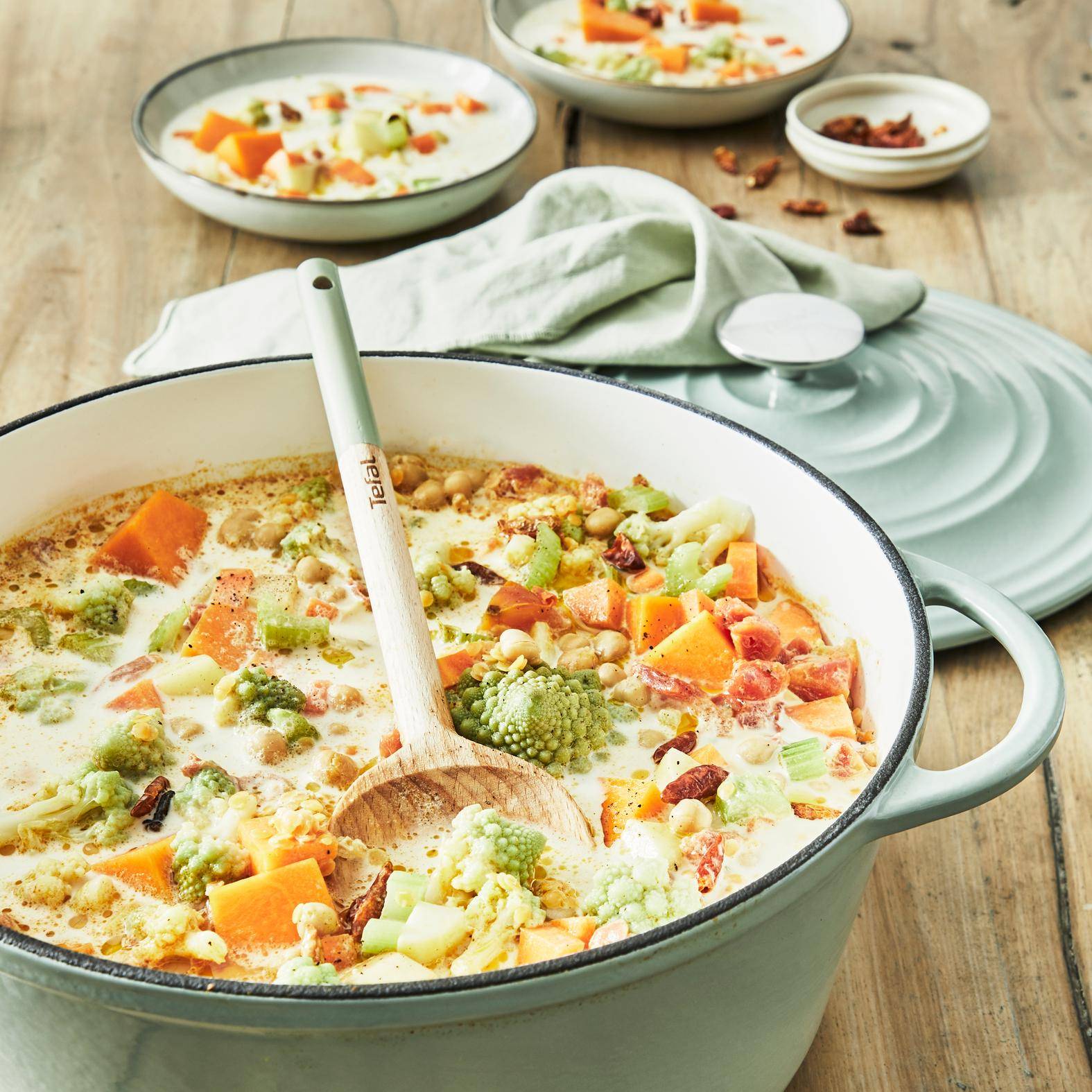 Curry veggie d'hiver - Recette Poêles et Casseroles | Tefal