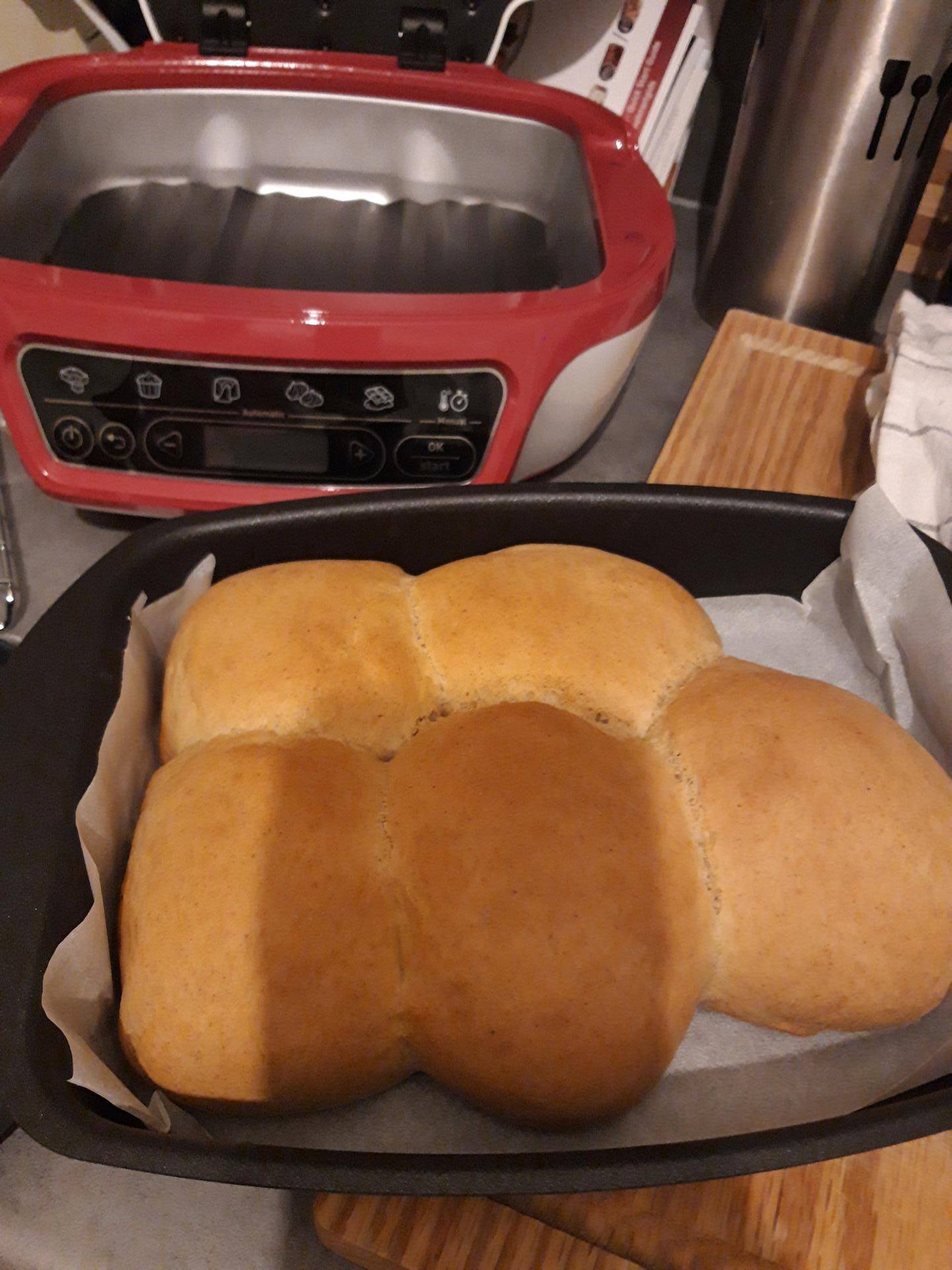 pain au lait à la farine semi complète - Recette Cake Factory | Tefal