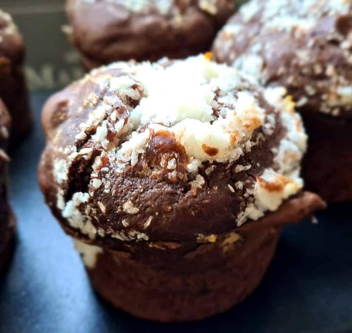 Muffins legers coco et choco - Recette Cake Factory | Tefal