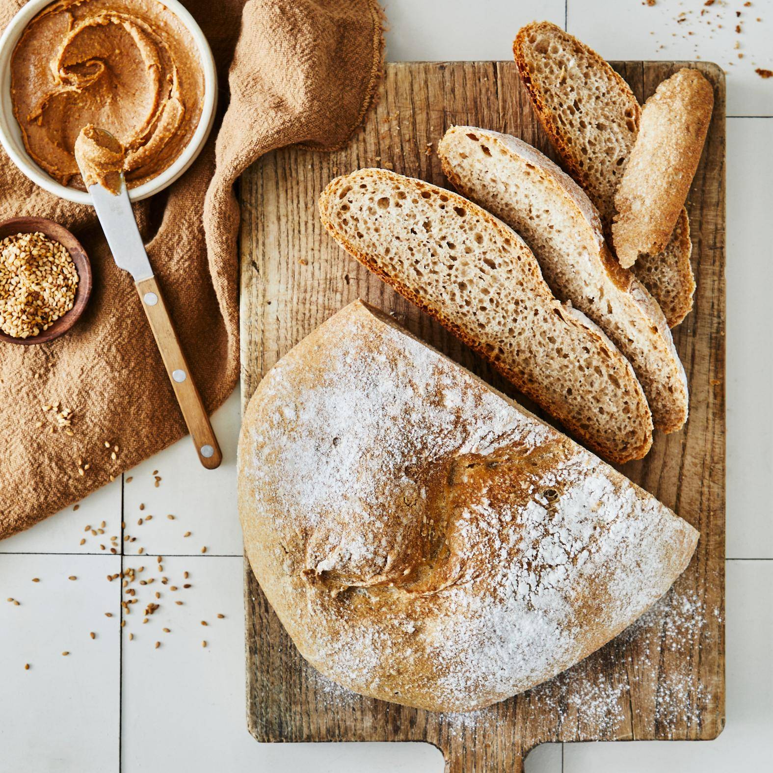 Pain semi-complet aux graines de sésame - Recette Cake Factory Délices | Tefal
