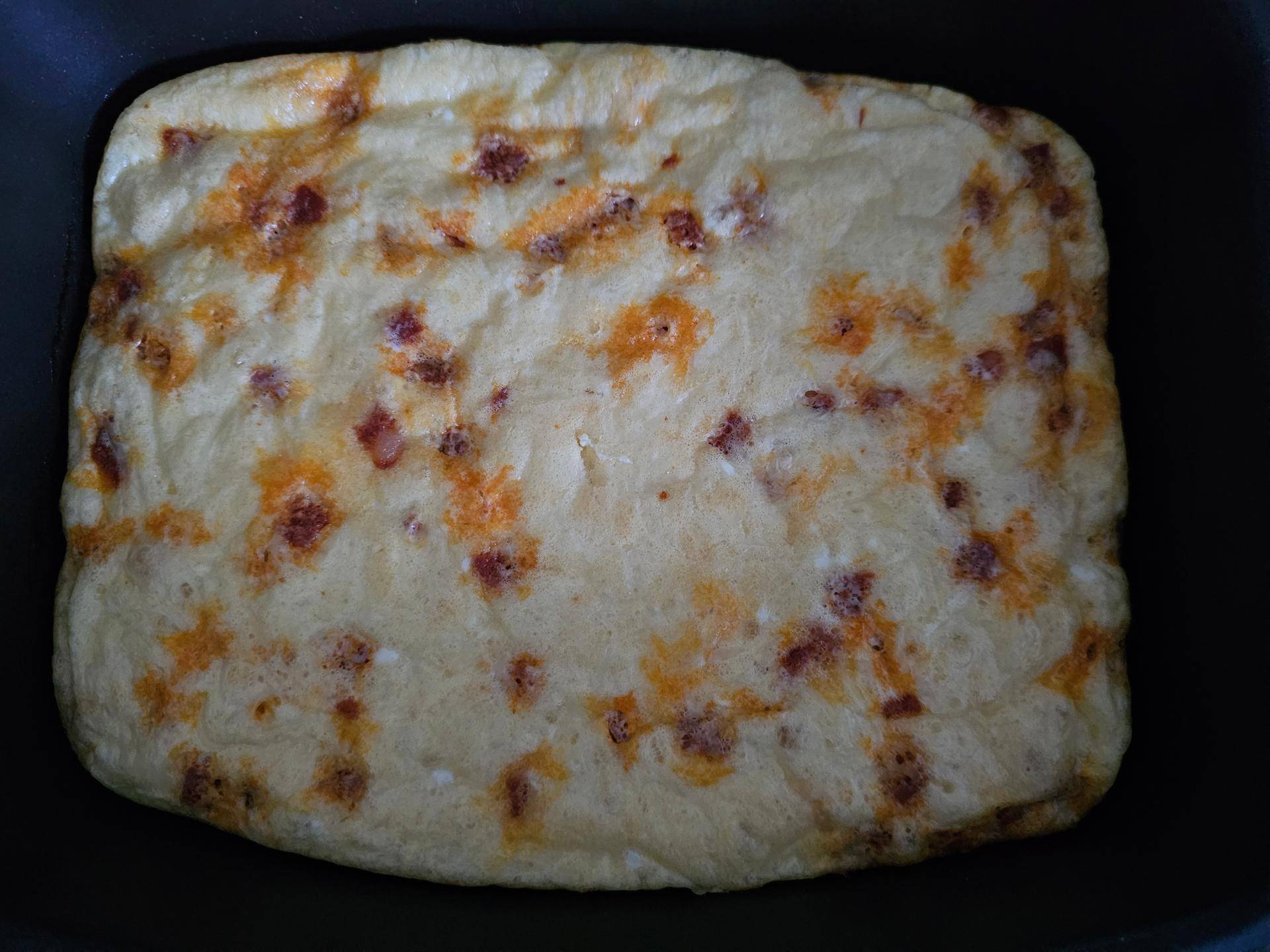 Omelette chorizo emmental - Recette Cake Factory | Tefal