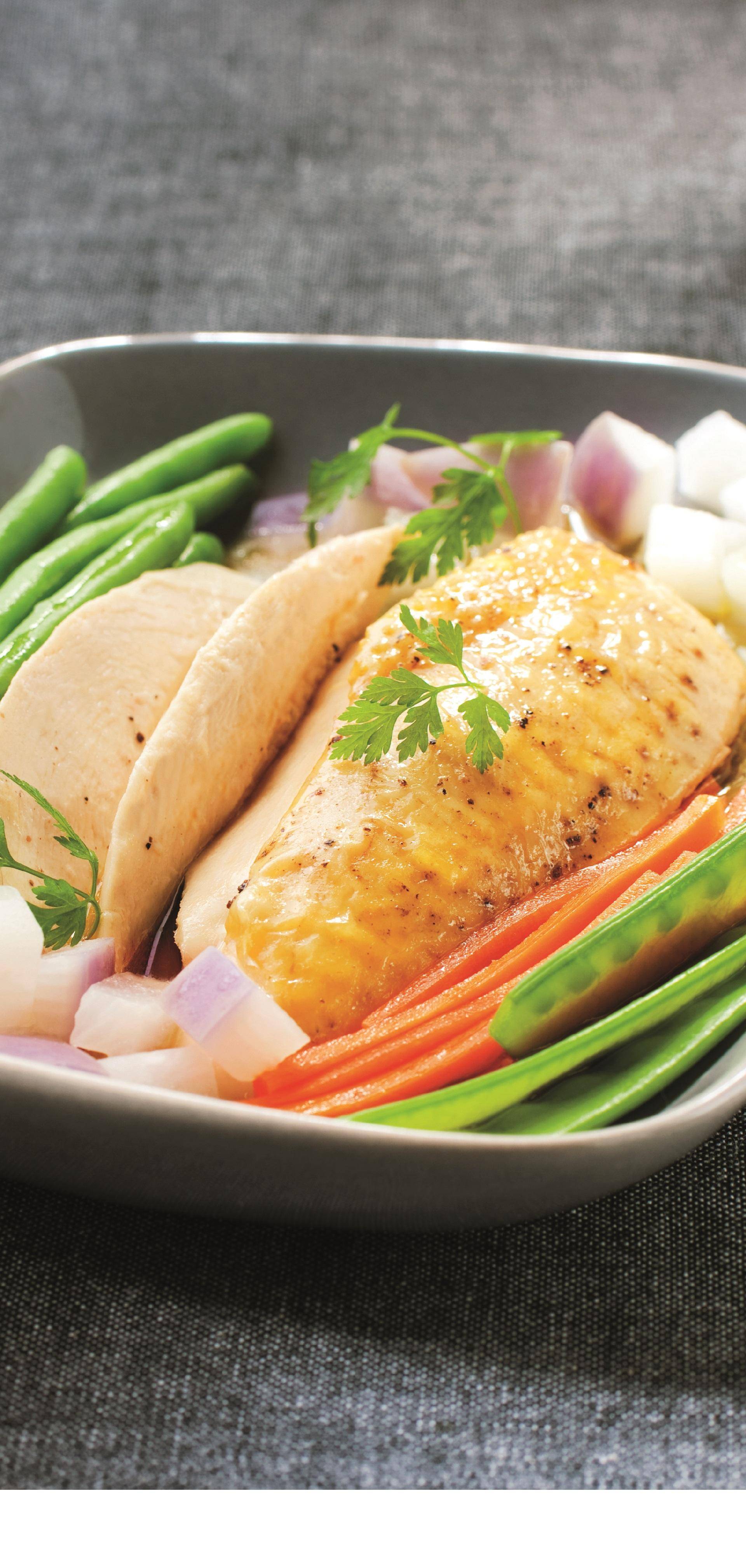 Blancs de poulet au four avec légumes d'été - Recette OptiGrill 2in1 | Tefal
