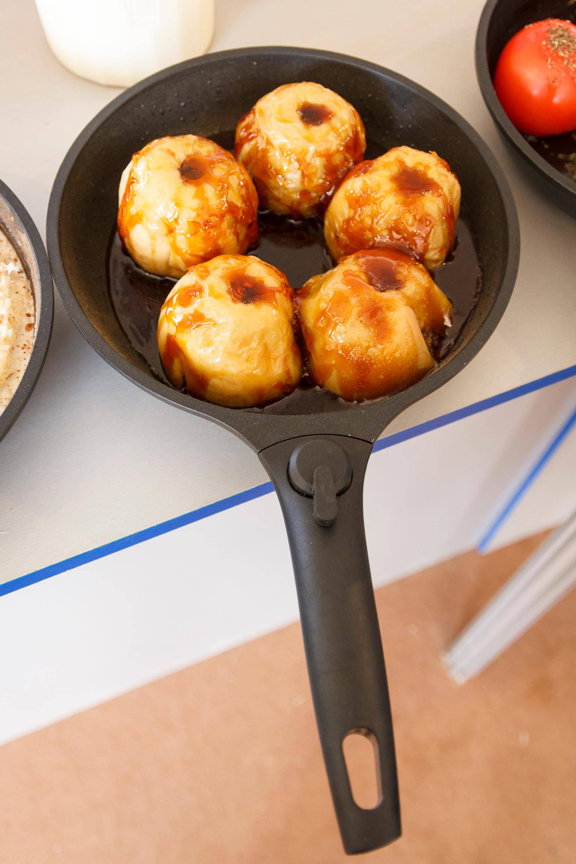 Pommes confites au caramel demi-sel - Recette Balance de cuisine | Tefal