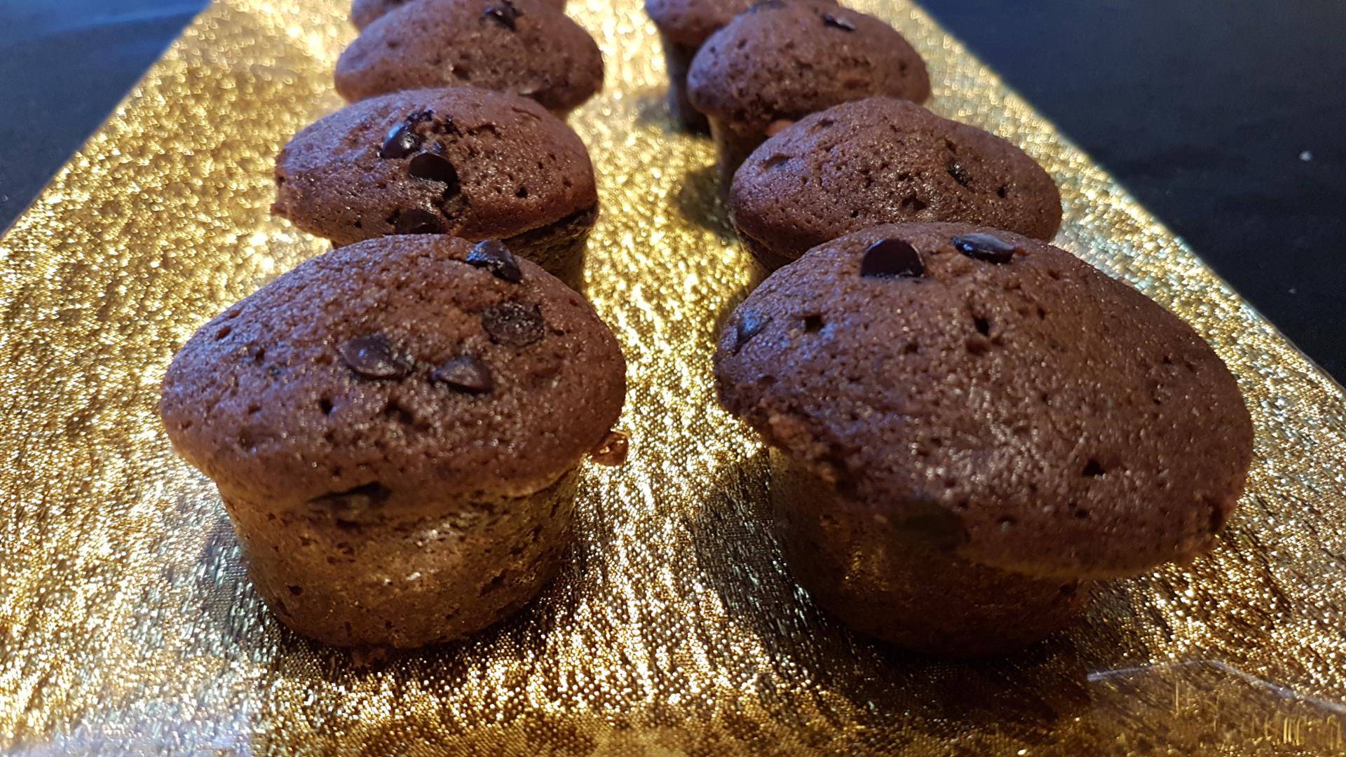 Mini muffins double chocolat - Recette Cake Factory | Tefal