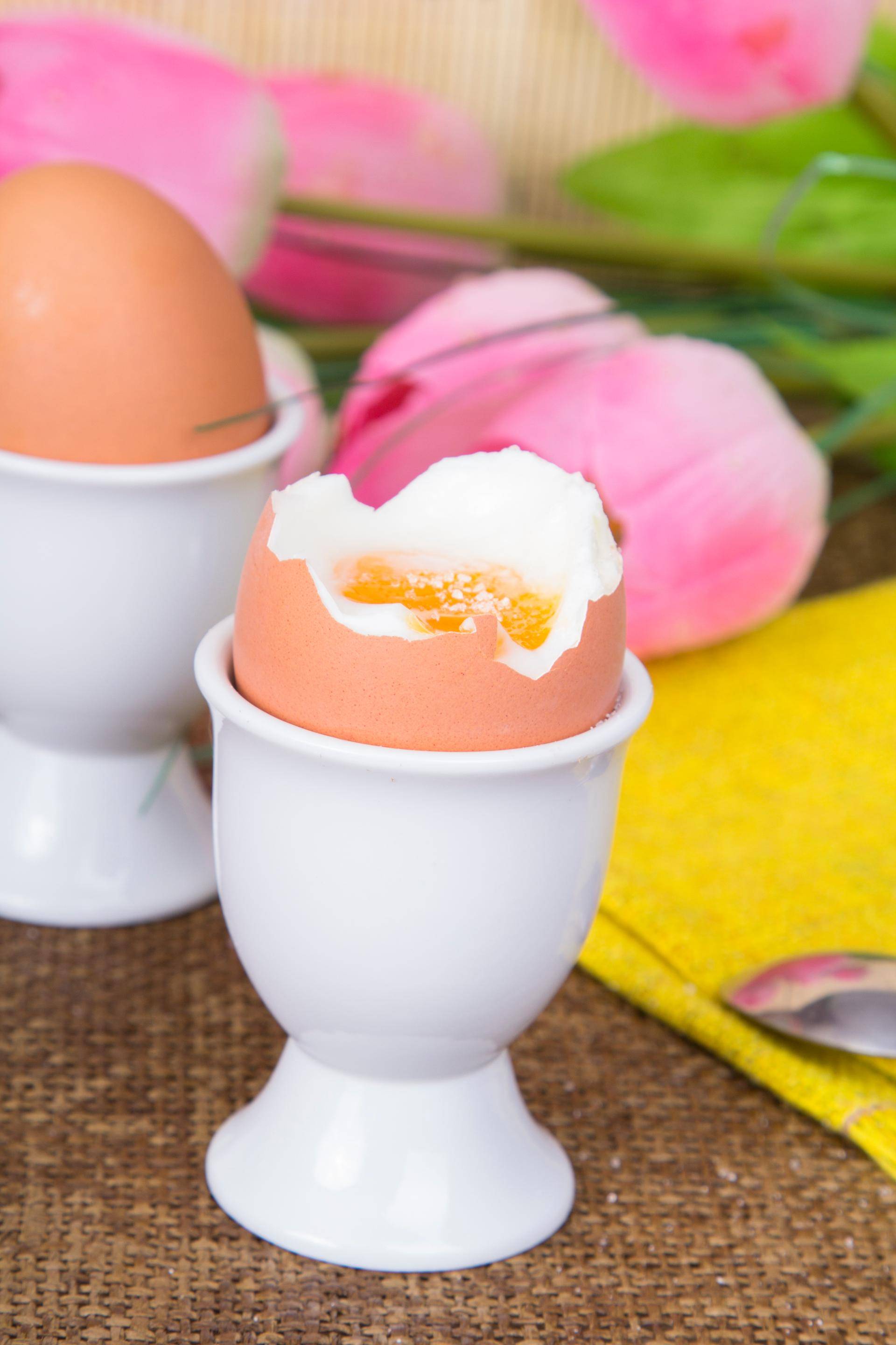 Oeuf cocotte cuit dans sa coquille - Recette Balance de cuisine | Tefal