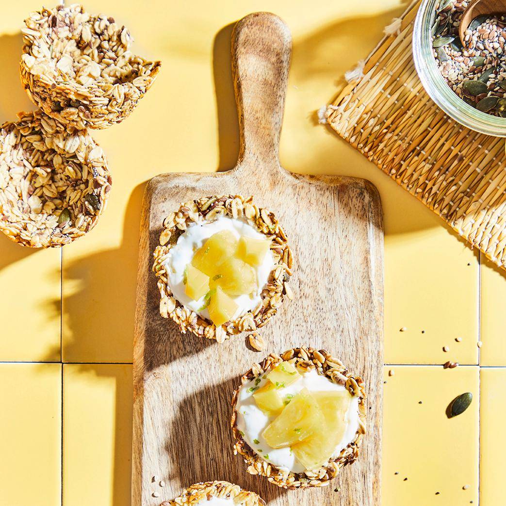 Coupelle granola, yaourt et fruits - Recette Cake Factory | Tefal