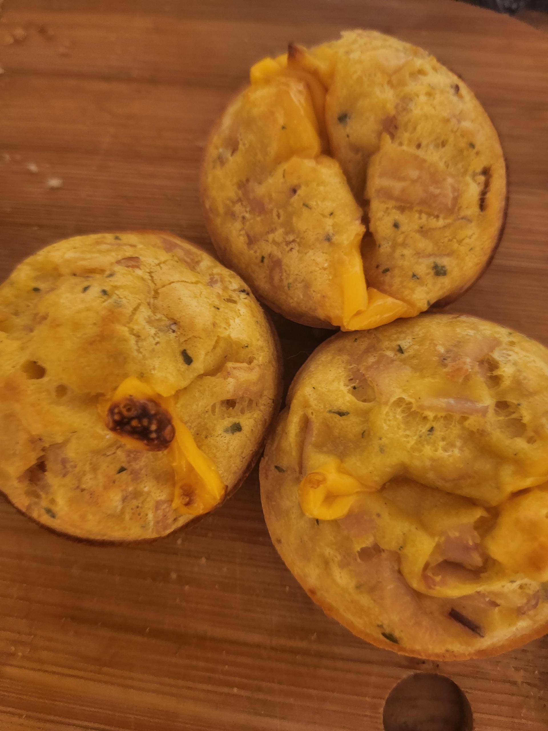 Muffins cakes aux jambon cheddar - Recette Cake Factory | Tefal