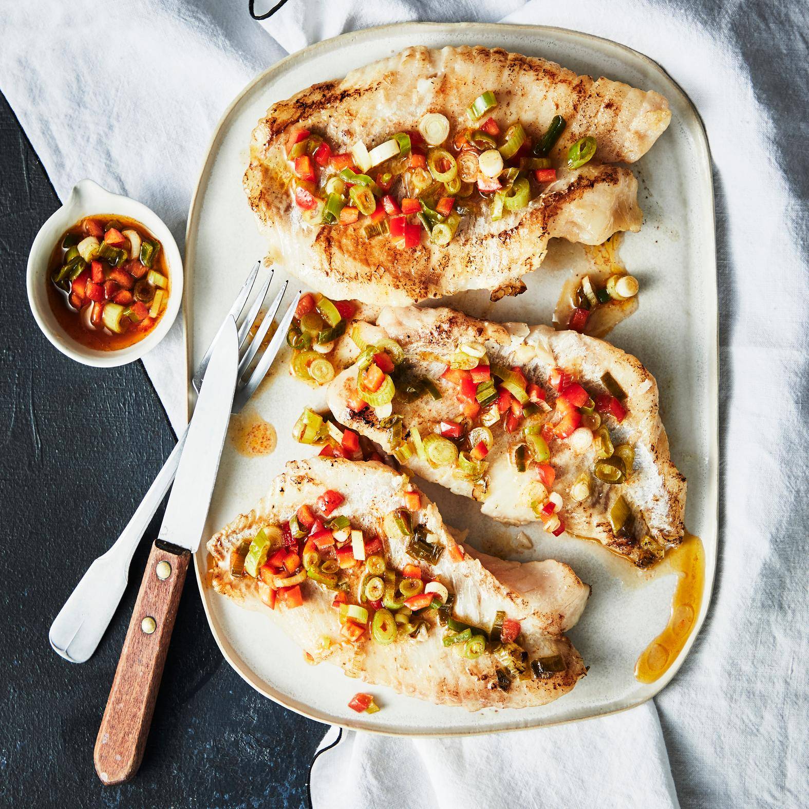 Pierrade de poisson à l'antillaise - Recette Raclettes fondues pierrades | Tefal