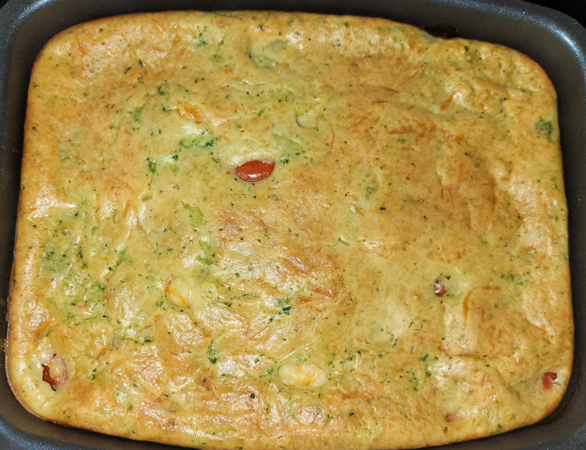 Cake brocolis crevettes tomates - Recette Cake Factory | Tefal