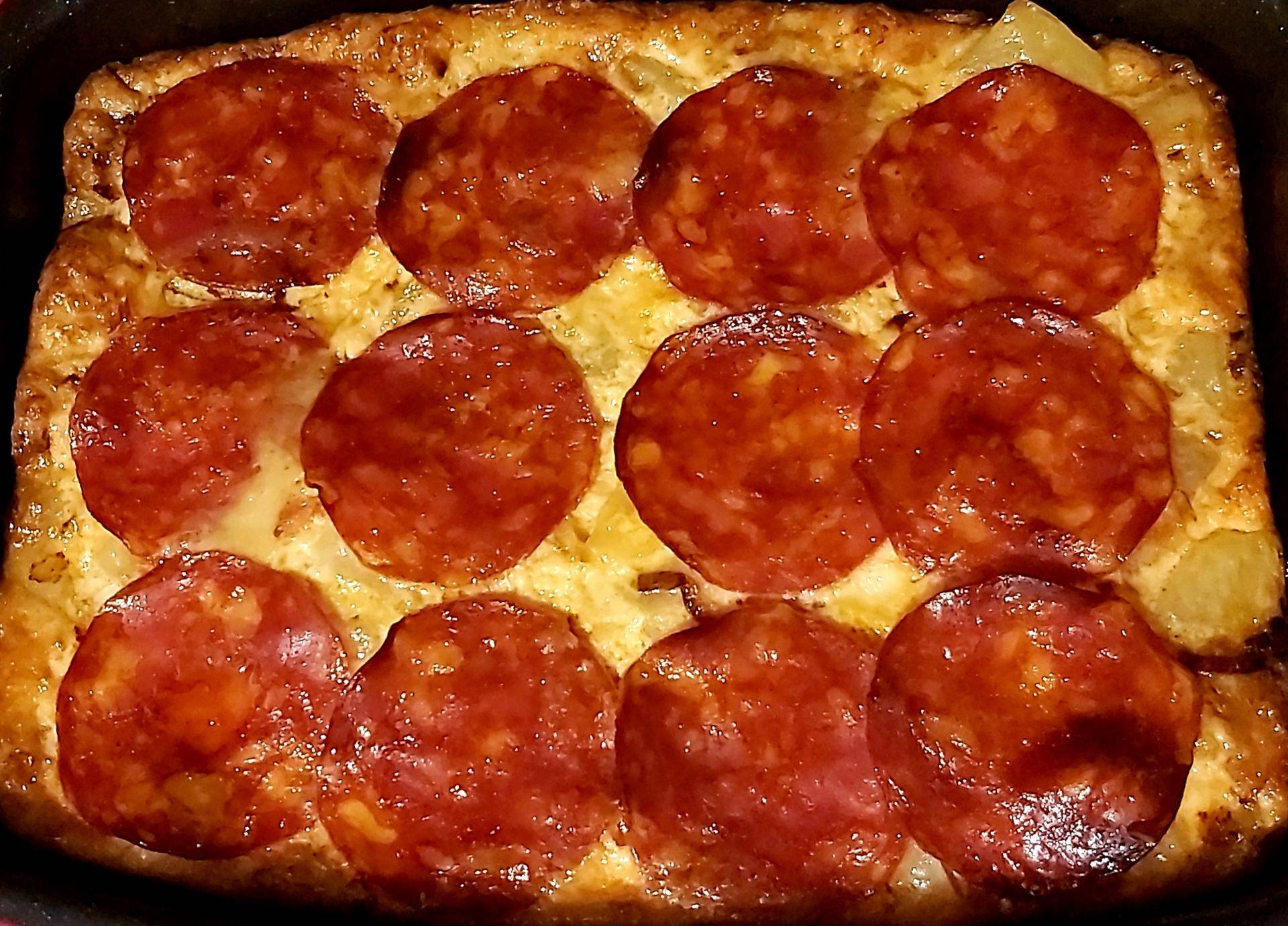 Tortilla de Pomme de terre et chorizo - Recette Cake Factory | Tefal