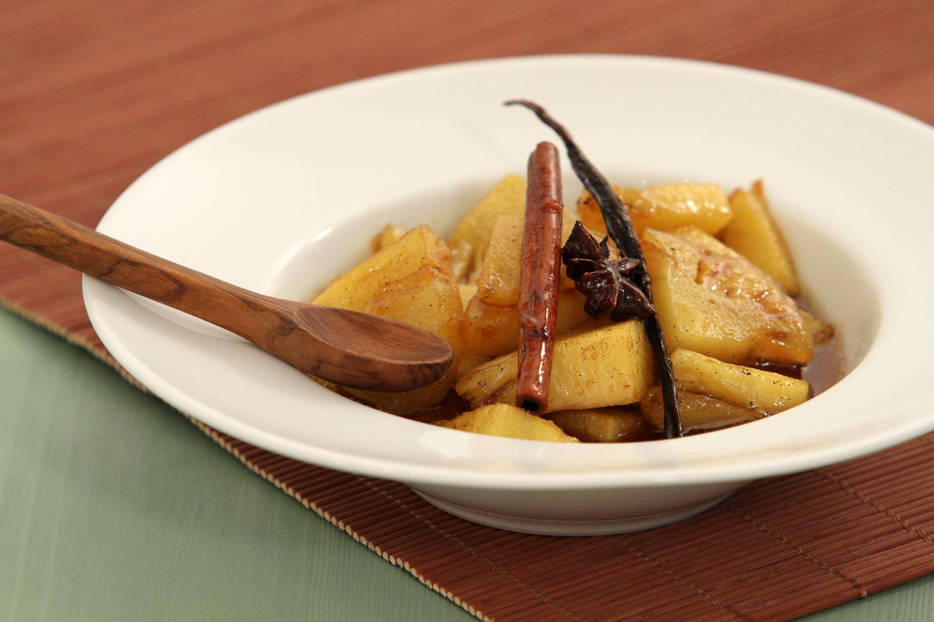 Poêlée d'ananas aux épices - Recette Balance de cuisine | Tefal