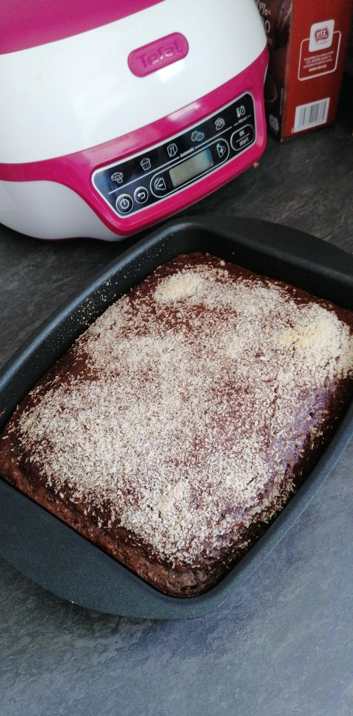 Gâteau choco banane noix de coco - Recette Cake Factory | Tefal