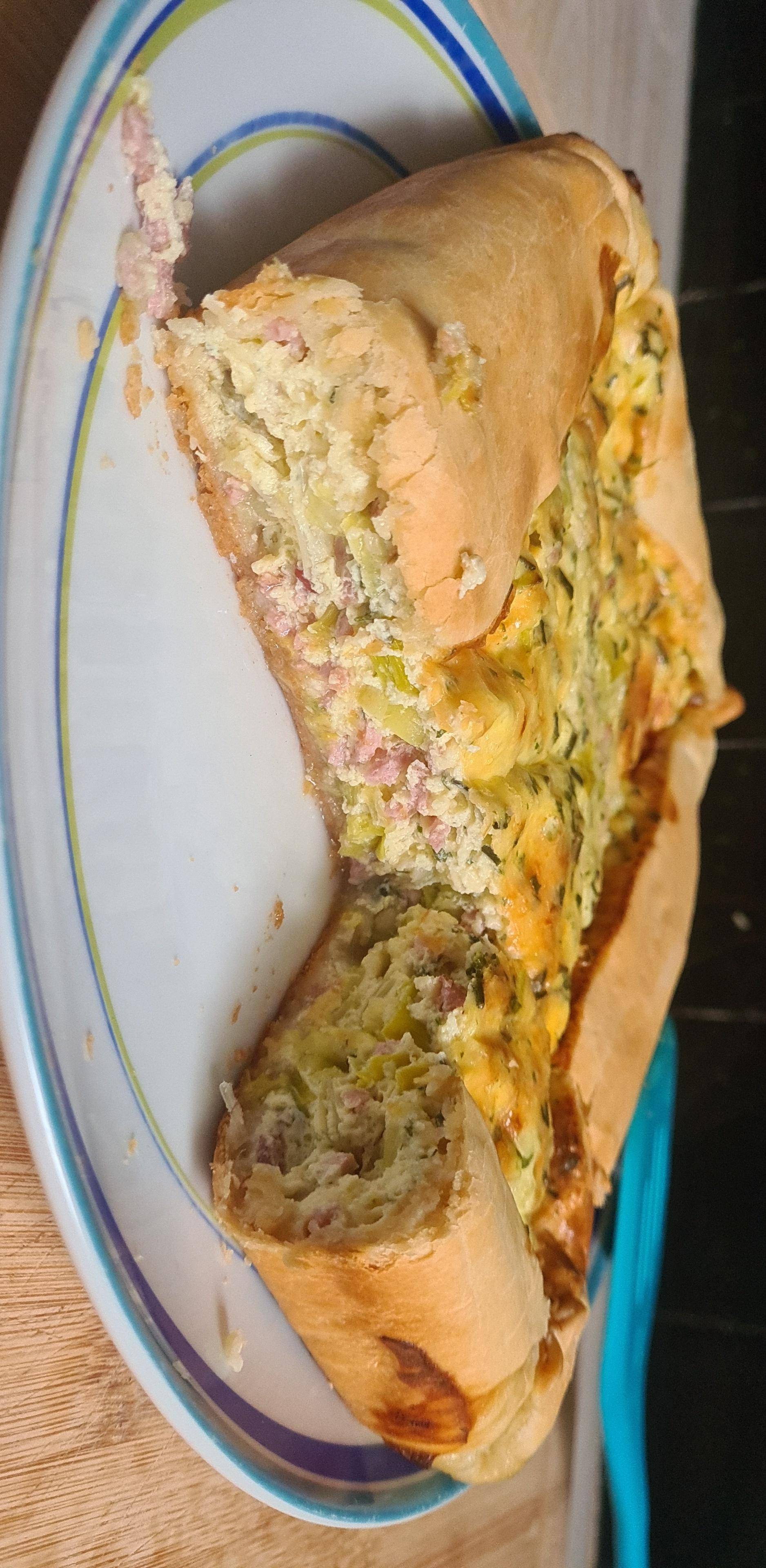 Quiche Poirreaux Bacon Lardons - Recette Cake Factory | Tefal