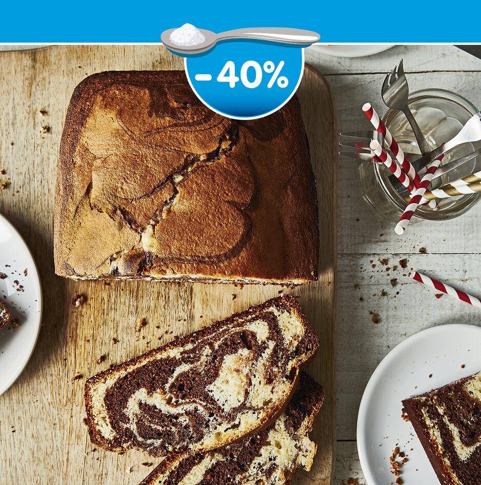 Réduit en Sucre*: Marbré chocolat vanille - Recette Cake Factory Délices | Tefal