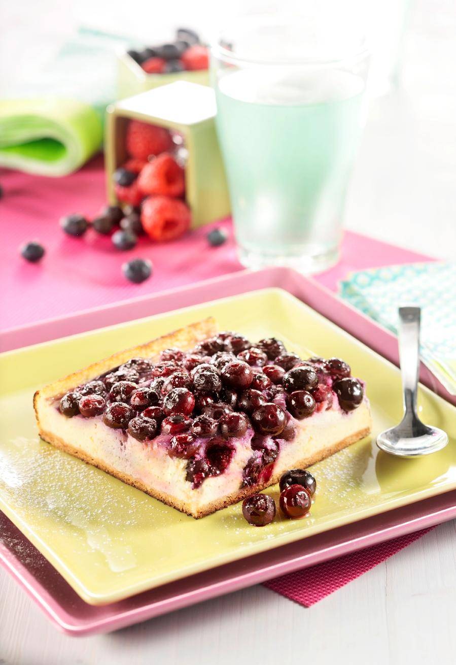 Cheesecake aux myrtilles - Recette OptiGrill + | Tefal