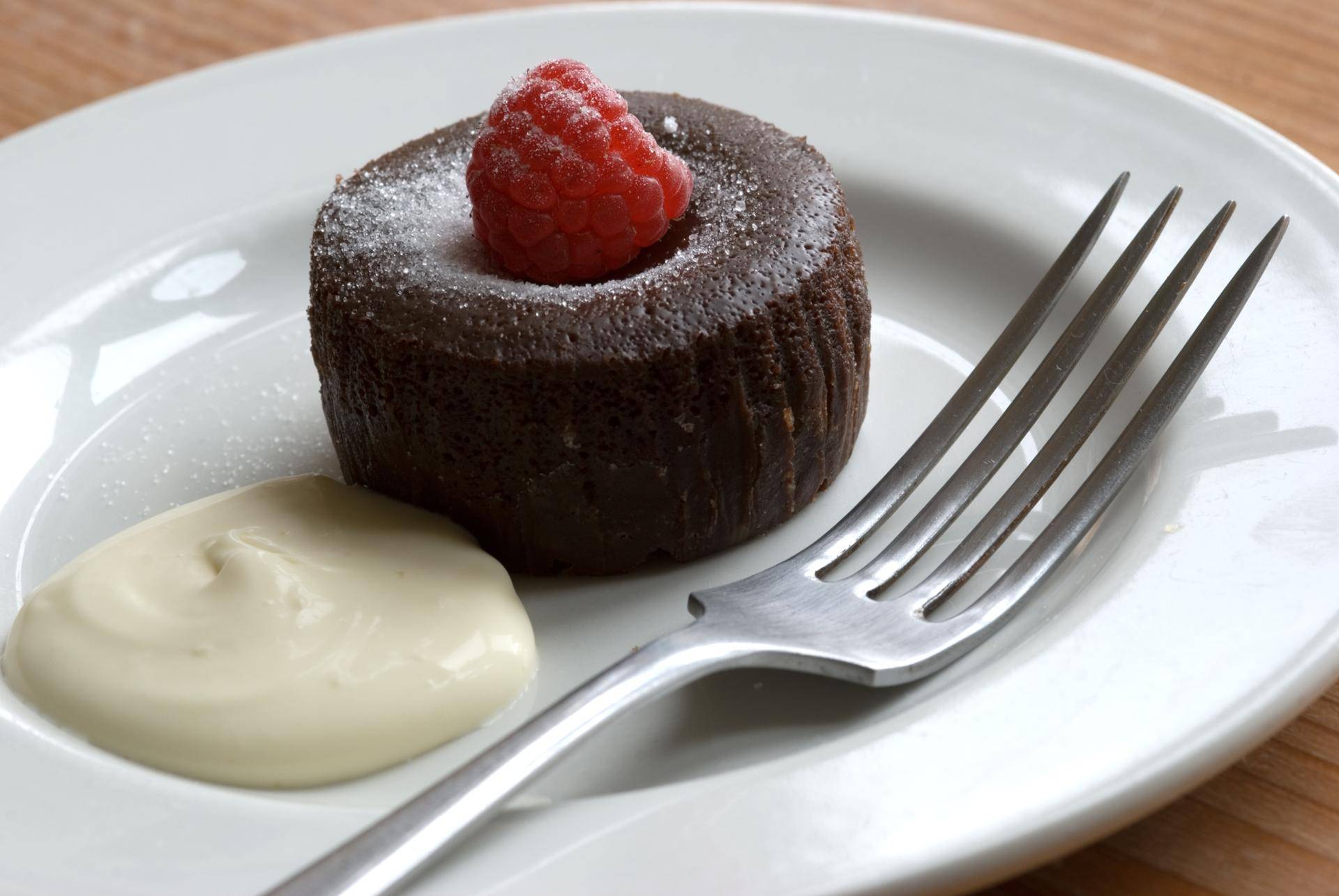 Fondant au chocolat, coeur de framboise - Recette Balance de cuisine | Tefal