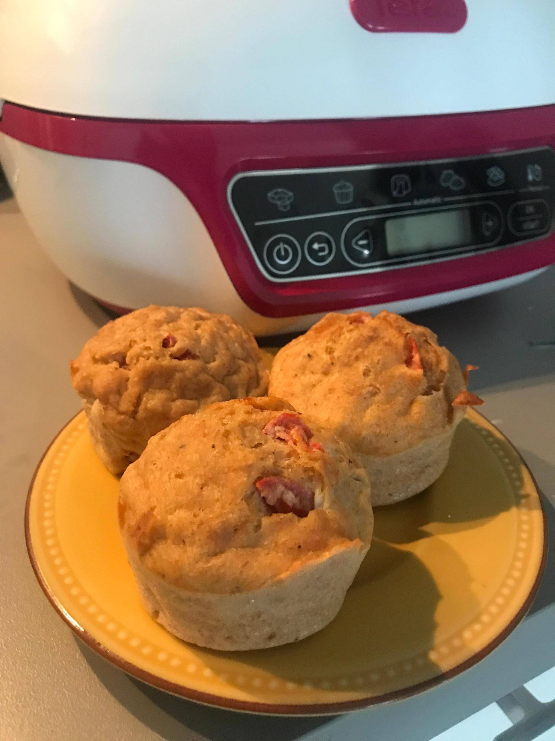 Muffins tomate et thon allégés - Recette Cake Factory | Tefal
