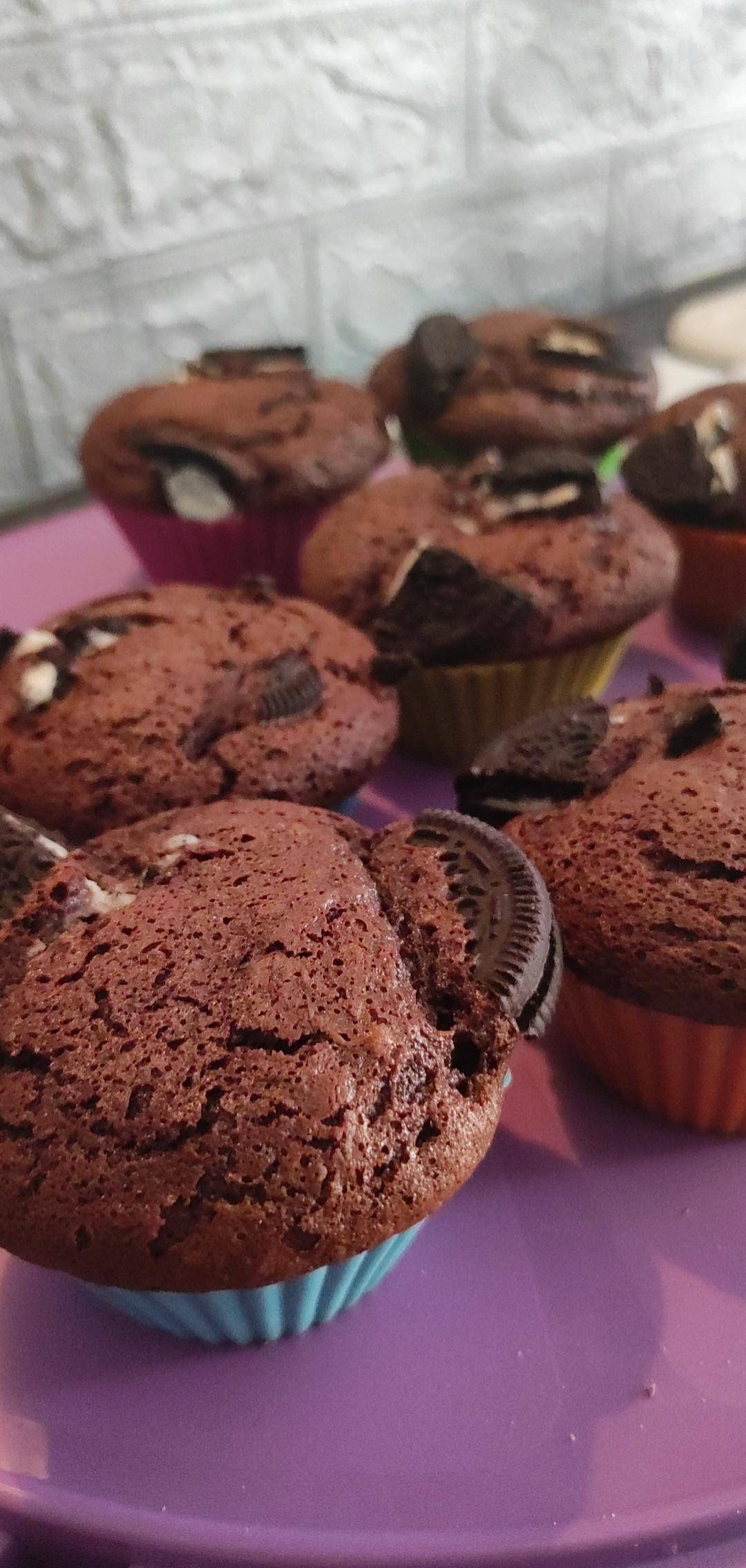 Muffin oreo - Recette Cake Factory | Tefal