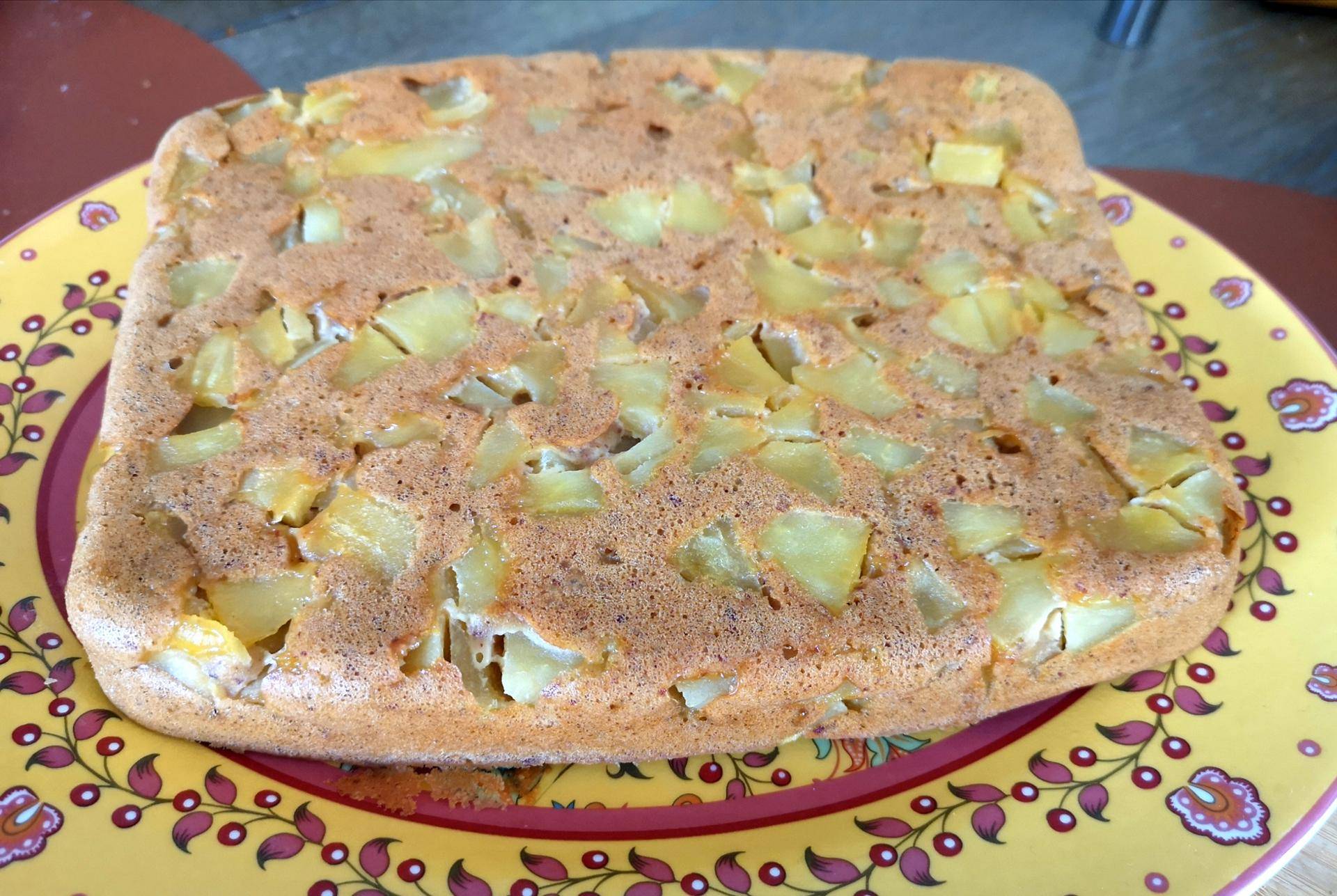 Gâteau yaourt aux pommes et à l'amande - Recette Cake Factory | Tefal