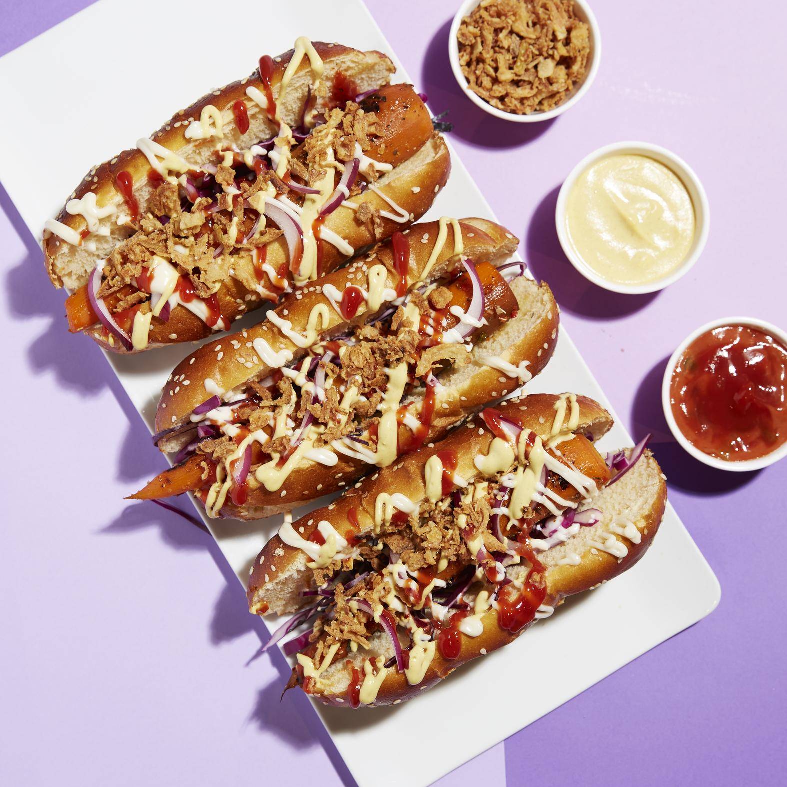 Hot dogs vegan - Recette OptiGrill 2in1 | Tefal