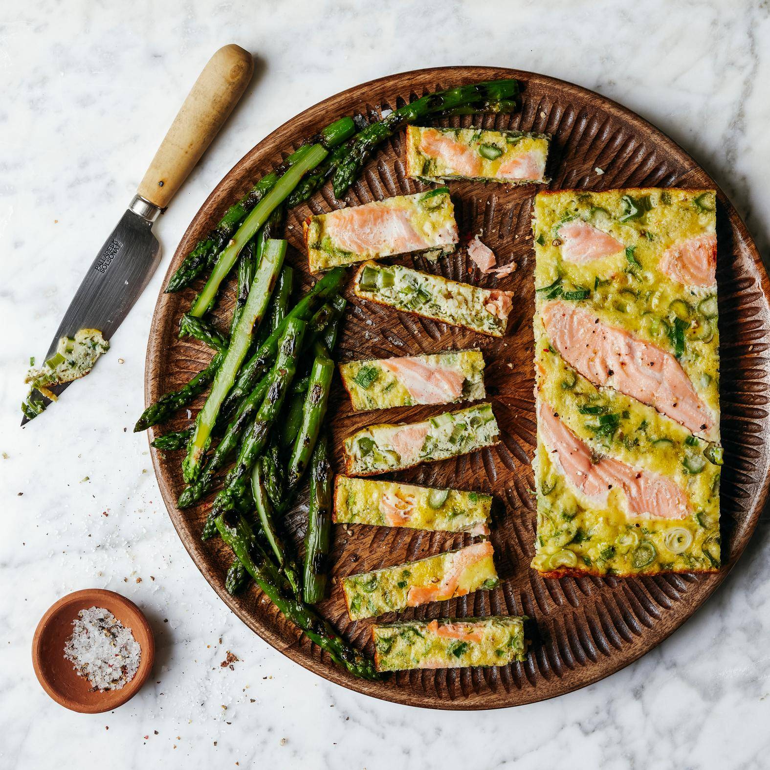 Frittata van zalm en asperges - Recette OptiGrill 2in1 | Tefal