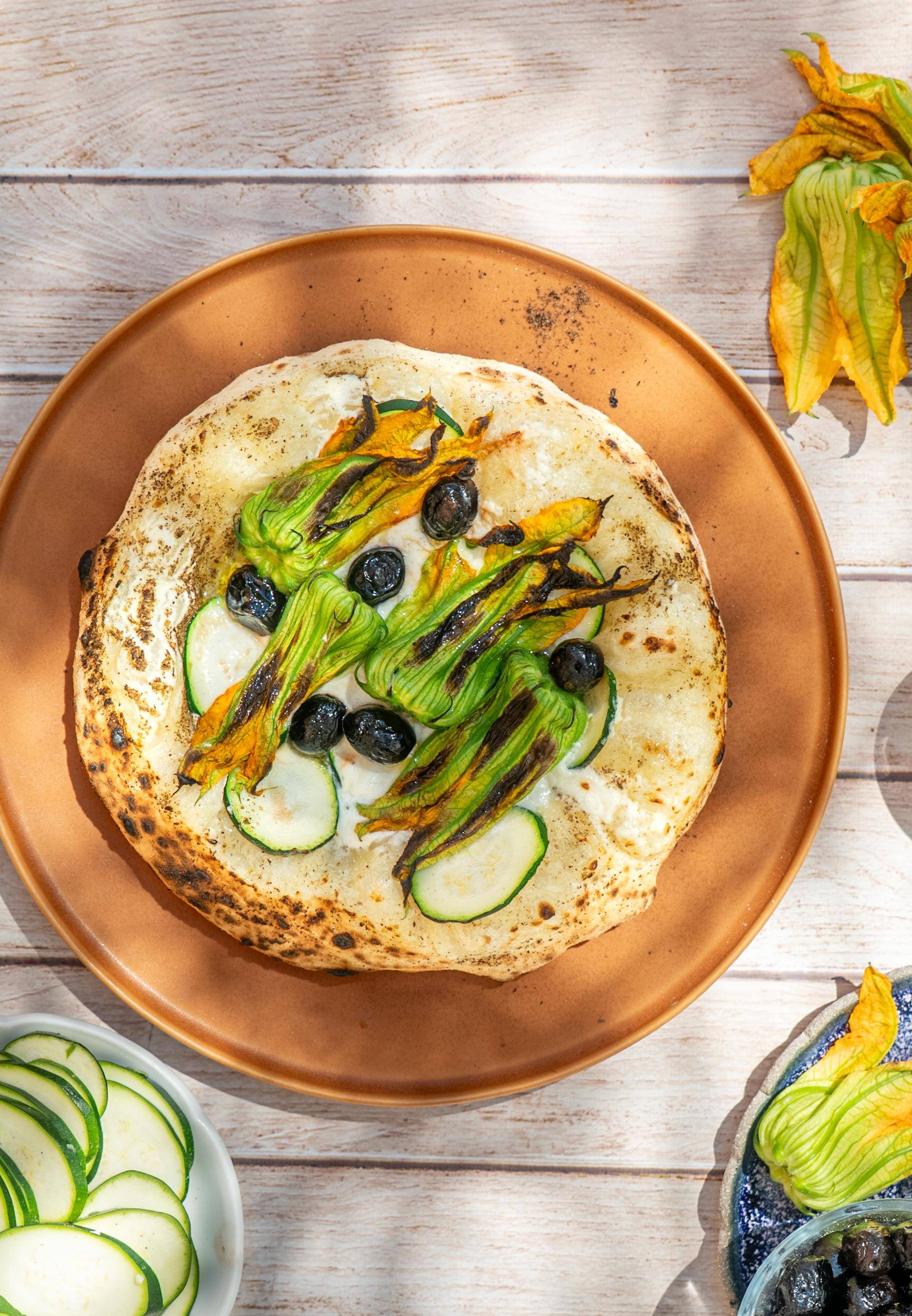 Pizza veggie fleur - Recette Pizza Pronto | Tefal