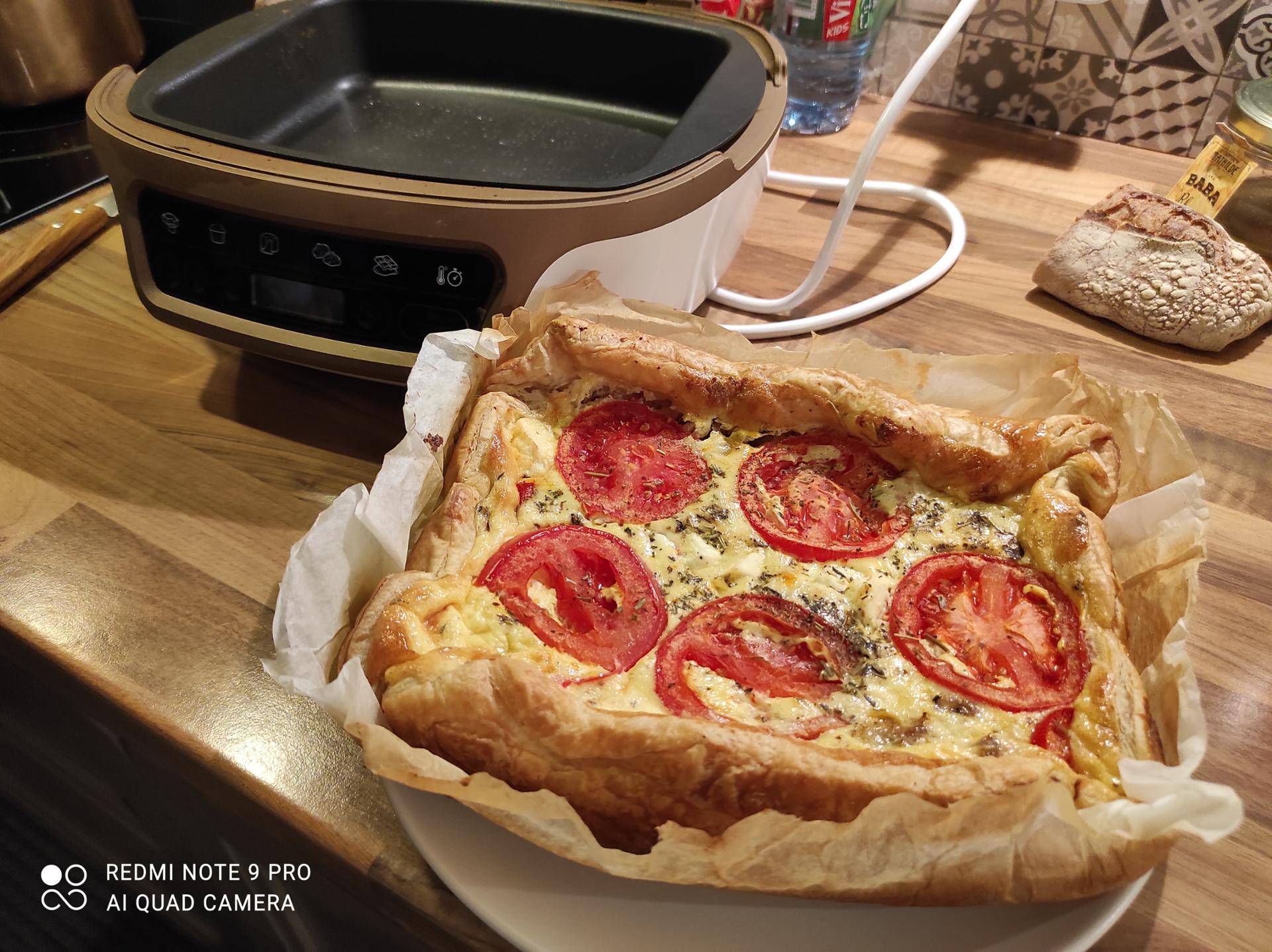 Quiche au thon et féta - Recette Cake Factory | Tefal