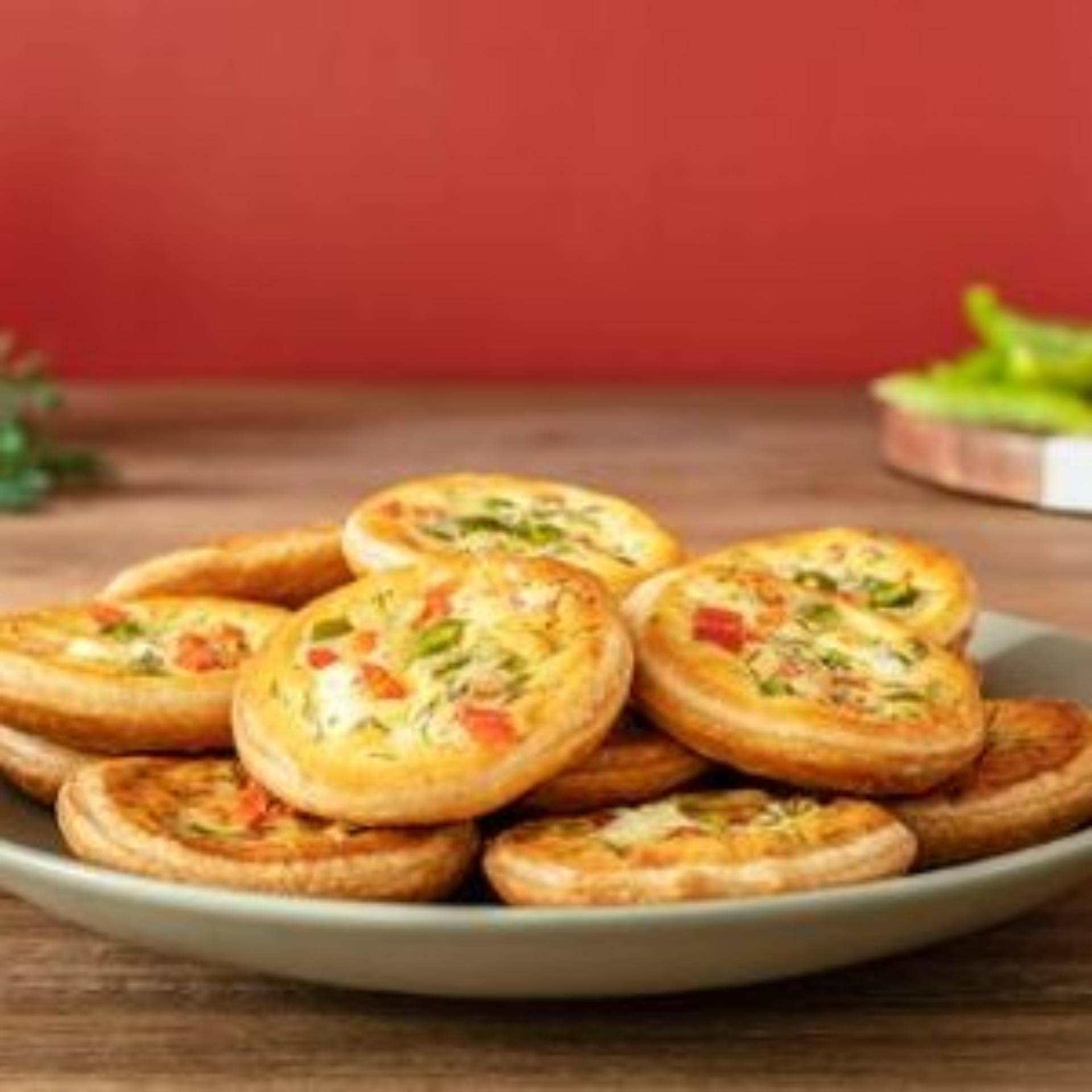 Mini quiches aux poivrons - Recette Moules à gâteaux | Tefal
