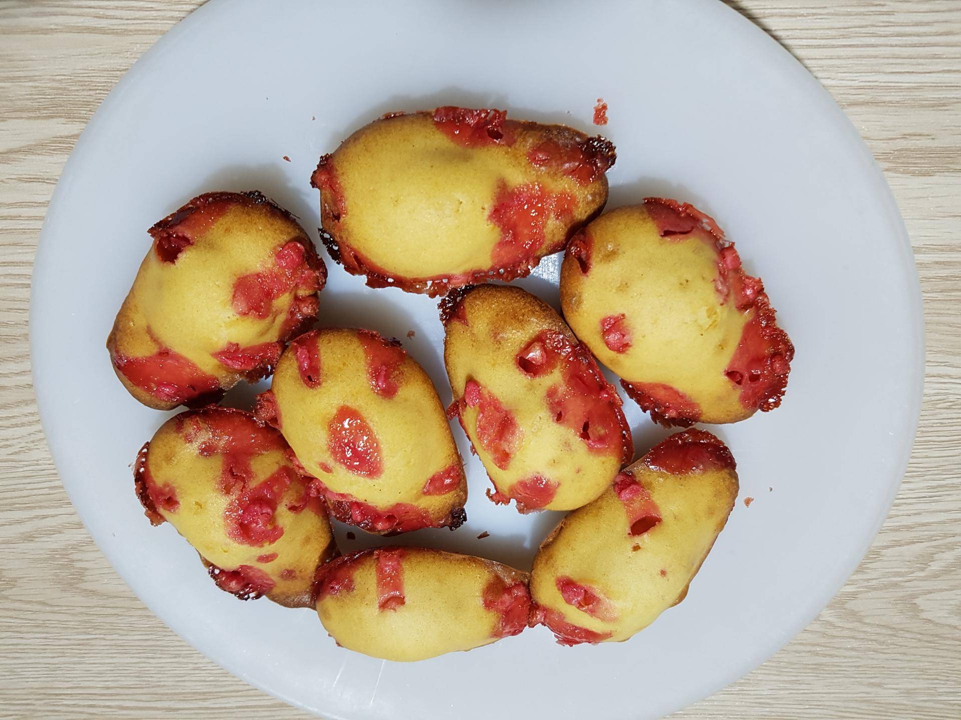 Madeleine à la fraise - Recette Cake Factory | Tefal