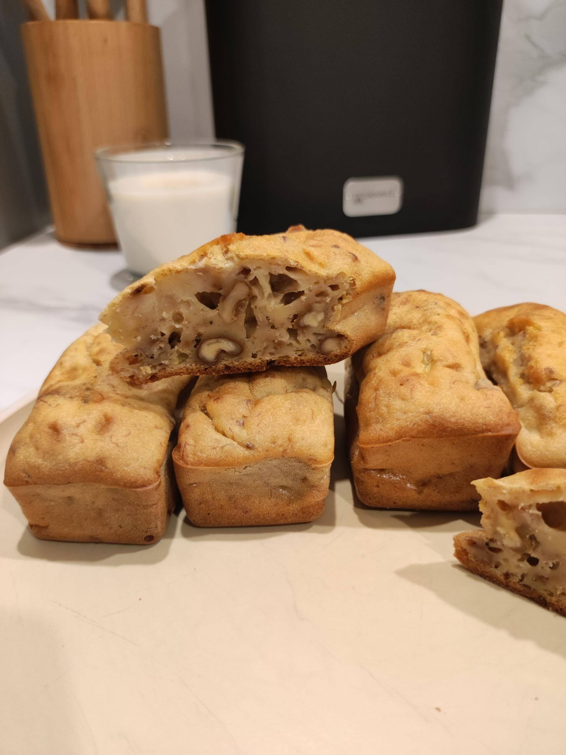 Cake banane et noix healthy - Recette Cake Factory | Tefal