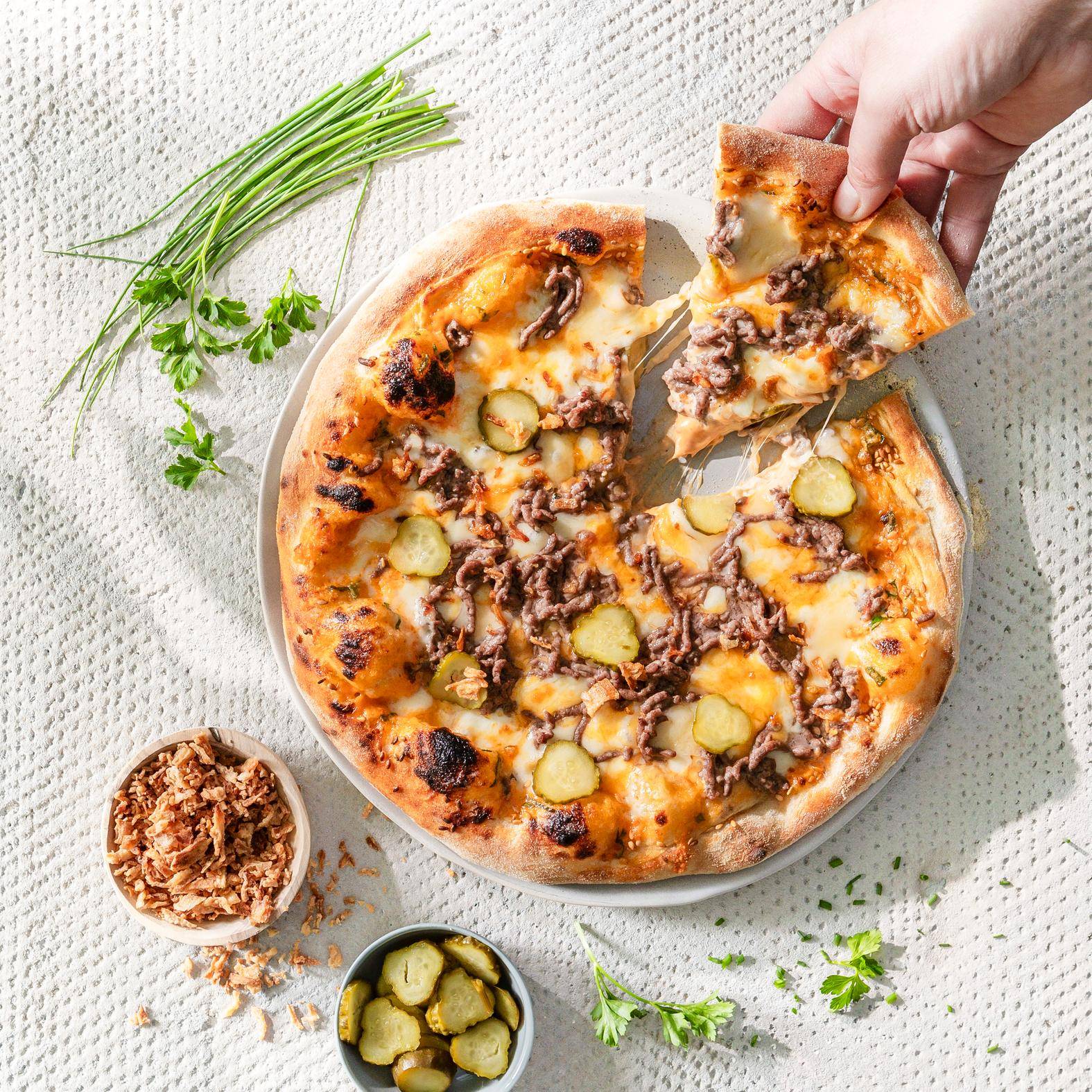 Burger pizza - Recette Pizza Pronto | Tefal